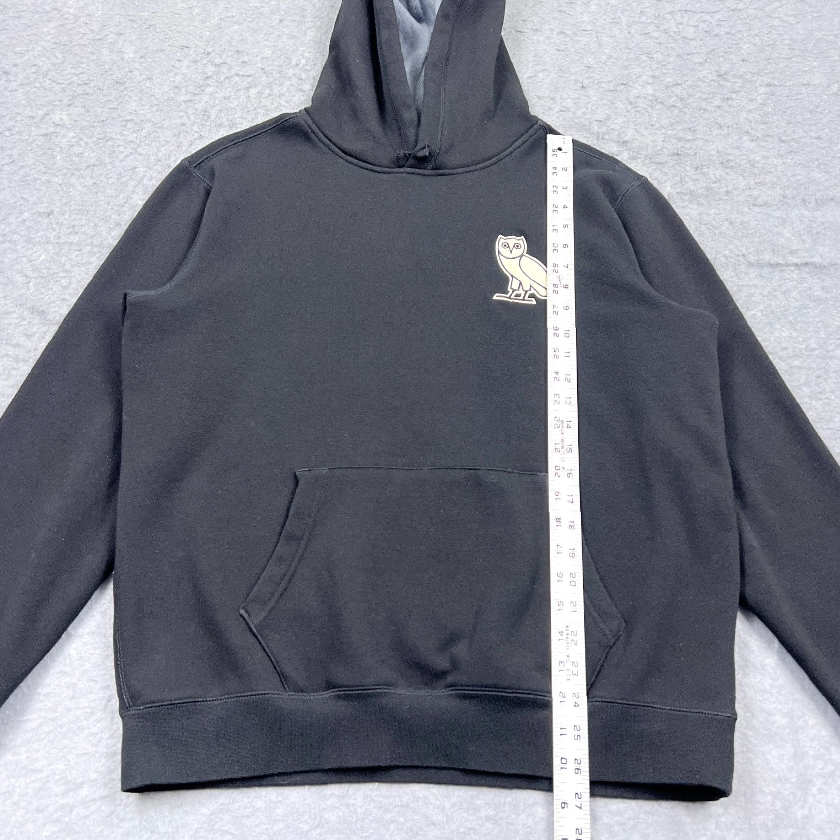Vintage OVO Drake Hoodie Men L Black Lined Heavy Sweatshirt Octobers Very Own Owl Shirt pullover Hooded Graphic Print Logo Winter Fall Musica Owl Mens Size US L / EU 52-54 / 3 - 6 Thumbnail