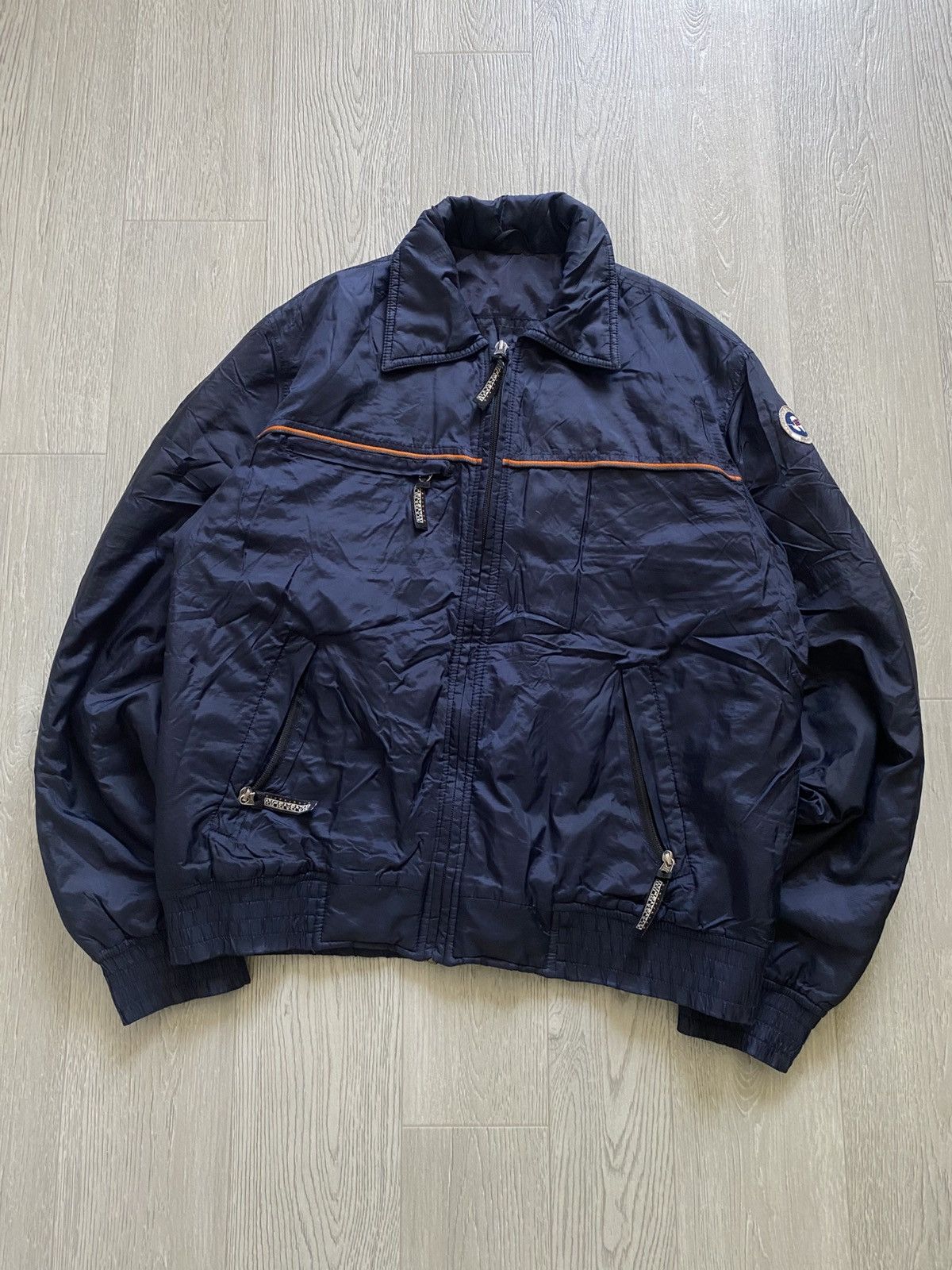 Napapijri Vintage Napapijri Nylon Zip Jacket Outdoor style Size US S / EU 44-46 / 1 - 1 Thumbnail