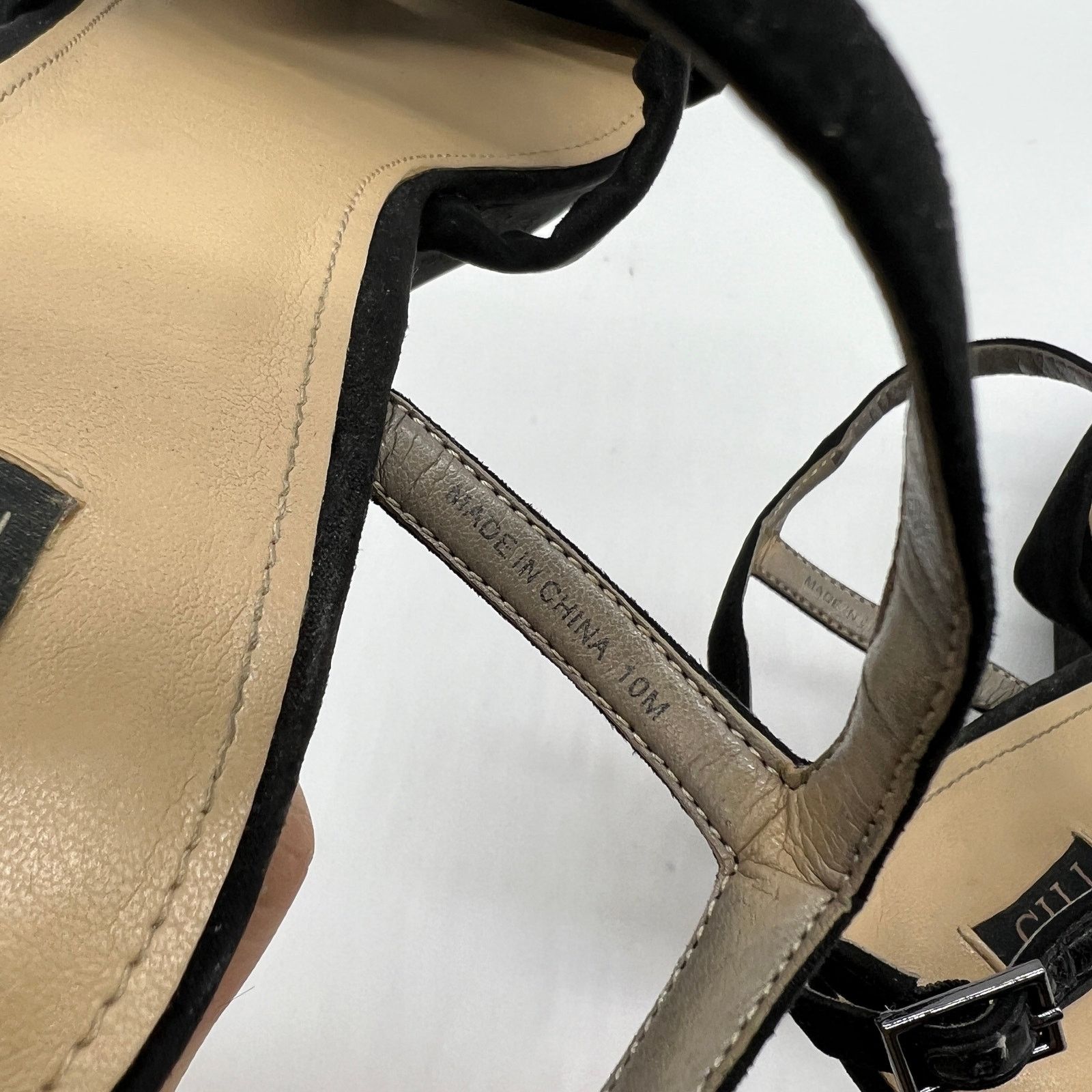 Other G.I.L.I. Knotted Front Wedge Ankle Strap Size 10 M Size US 10 / IT 40 - 9 Thumbnail