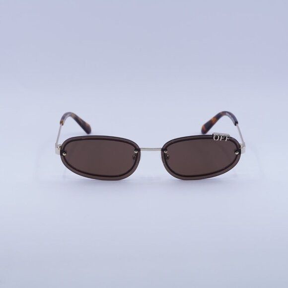 Off-White 🕶️New Off-White OERI13M MIAMI 7664 Sunglasses - Gold Frame Size ONE SIZE - 3 Thumbnail