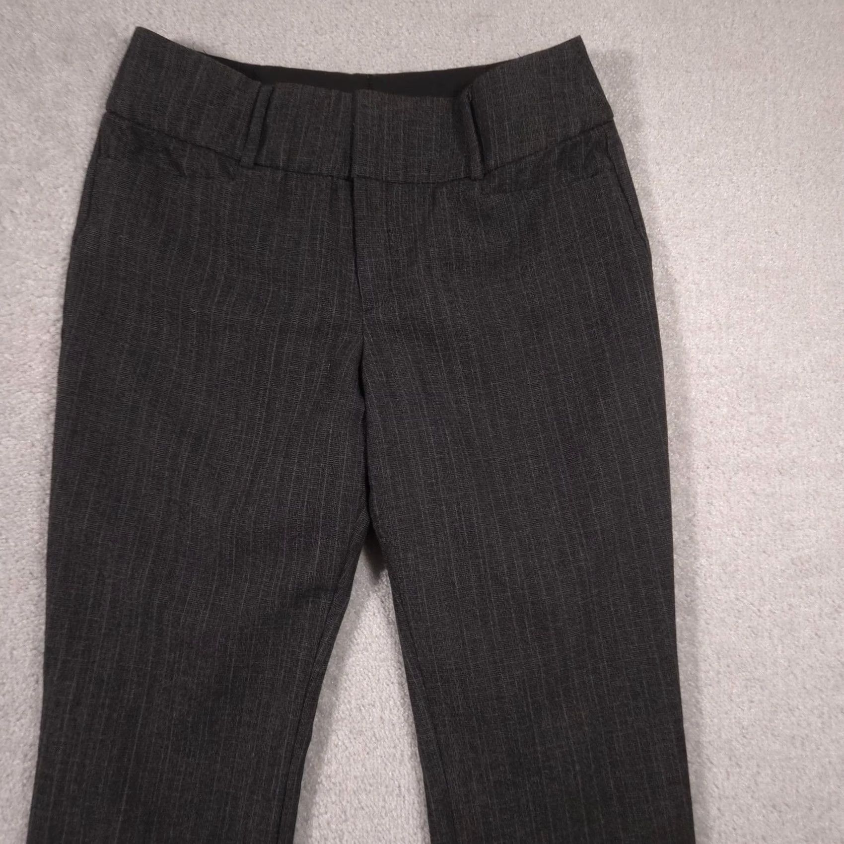 Nine West Nine West Dress Pants Womens 10 Gray Pinstripe Bootcut Twill Stretch Work Career Pant Dress Pants Size 32" / US 10 / IT 46 - 3 Thumbnail
