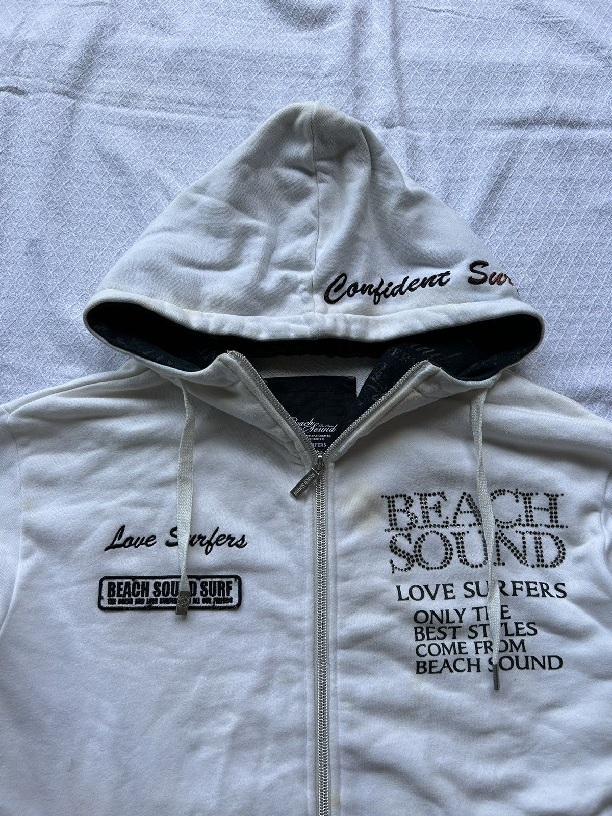 Japanese Brand Japanese Beach Sound Love Surfers Zip Hoodie Size US L / EU 52-54 / 3 - 4 Thumbnail