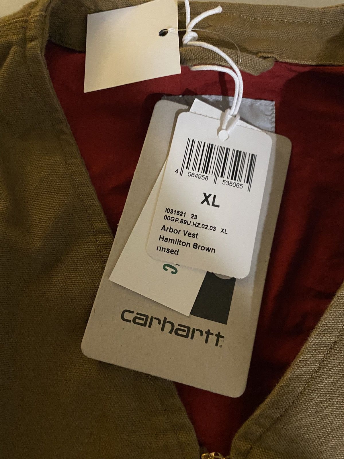 Carhartt Wip Carhartt Brown Vest Size US XL / EU 56 / 4 - 4 Thumbnail