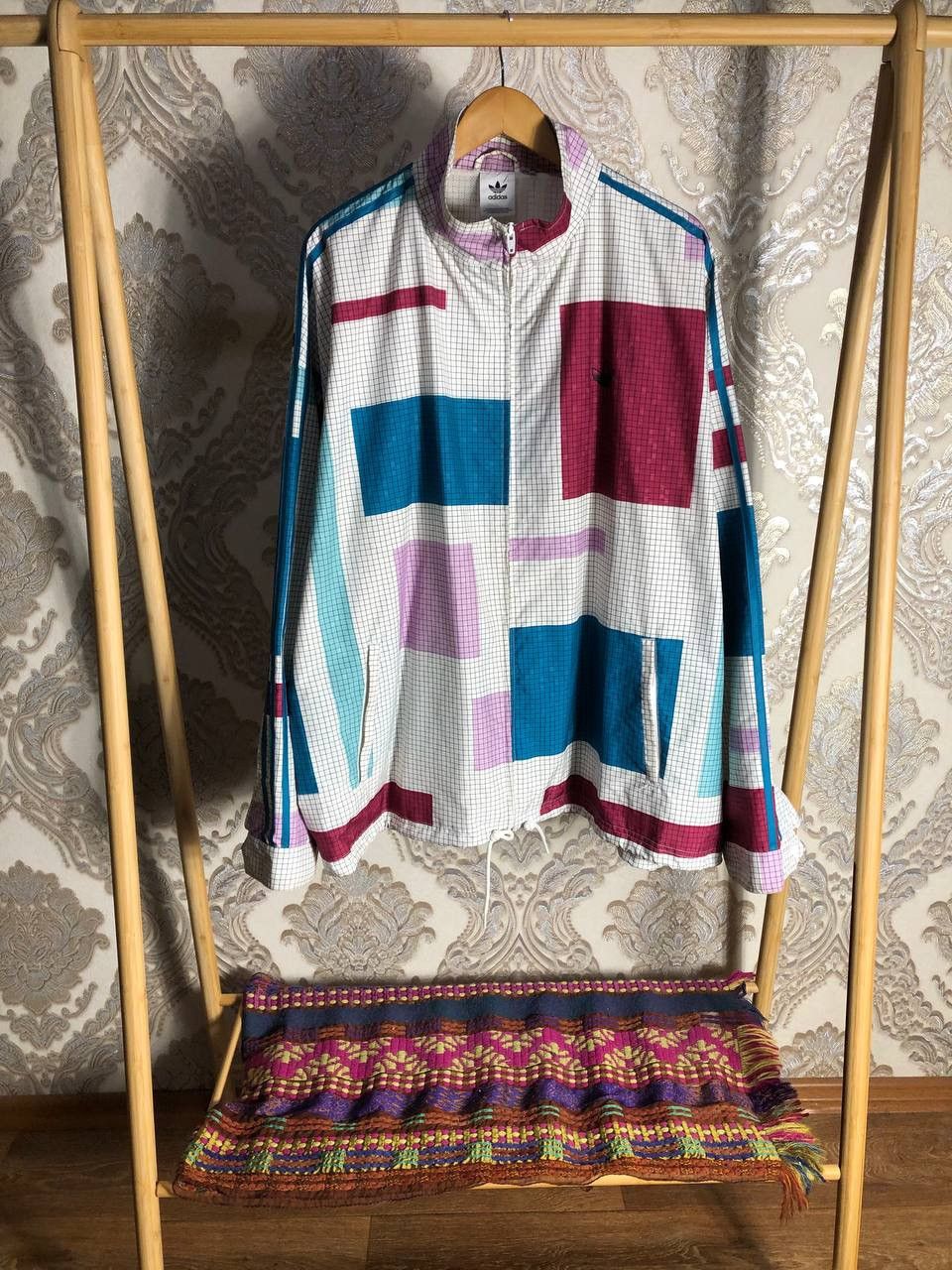 Adidas × Vintage VERY RARE ADIDAS ORIGINAL DESIGNER LIGHT JACKET JAPAN STYLE Size US XXL / EU 58 / 5 - 1 Thumbnail