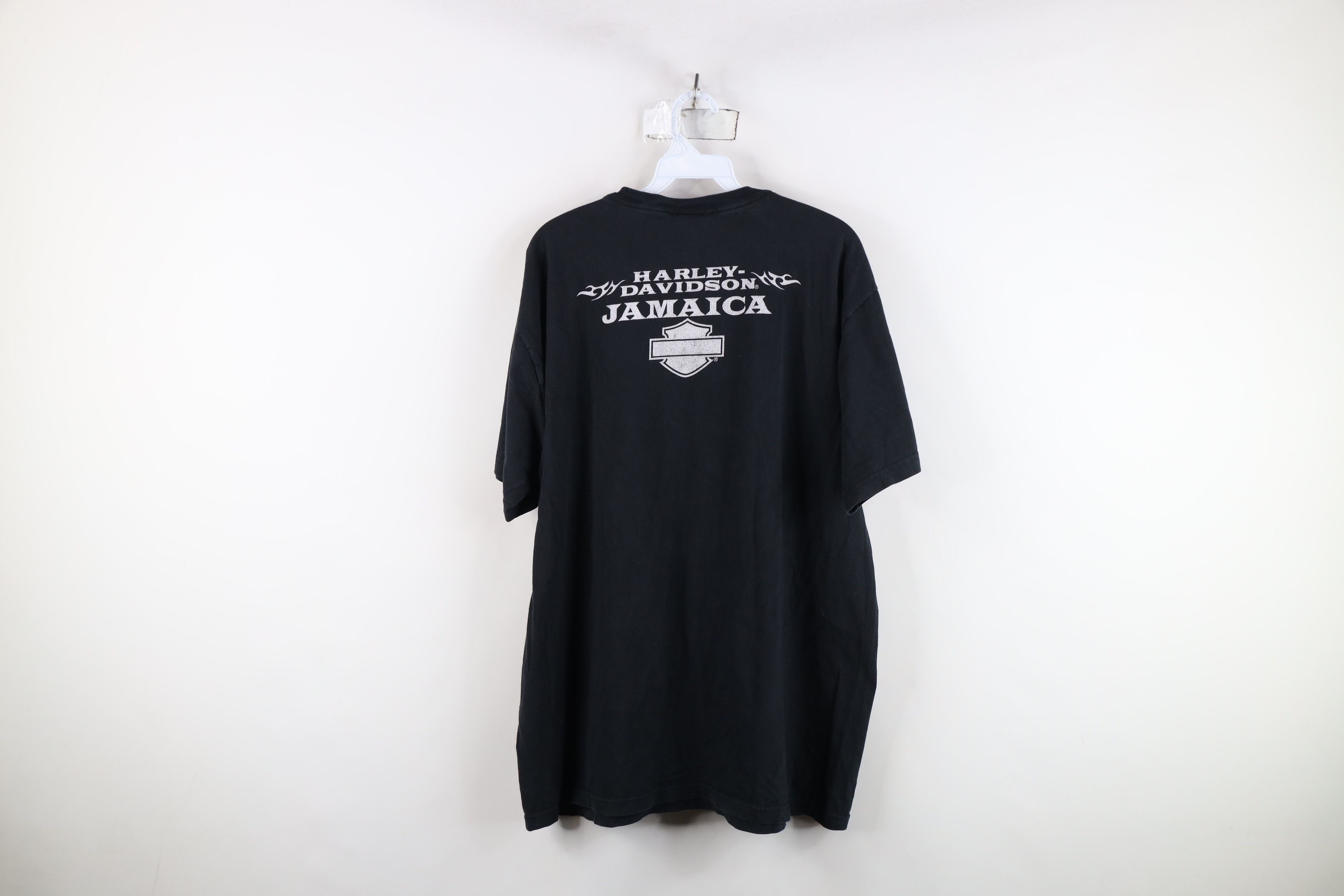 Harley Davidson Vintage Y2K Harley Davidson Spell Out Big Logo T-Shirt Black Size US XXL / EU 58 / 5 - 13 Thumbnail