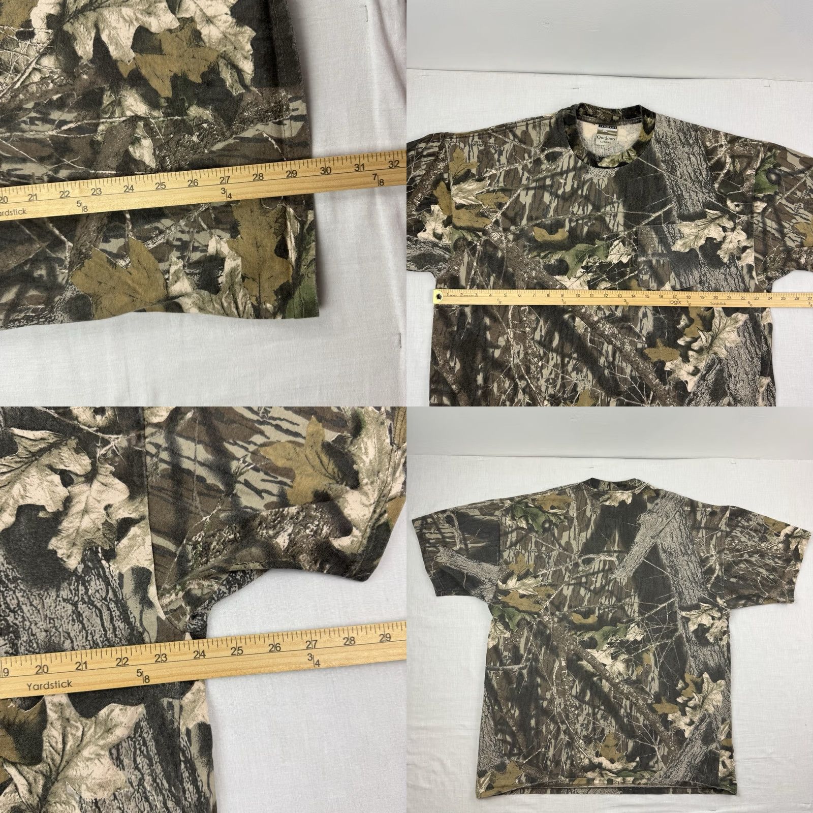 Jerzees VINTAGE Jerzees Realtree Camo Pocket T Shirt Adult XL Outdoors USA Shirt Mens XS? Size US XL / EU 56 / 4 - 8 Thumbnail