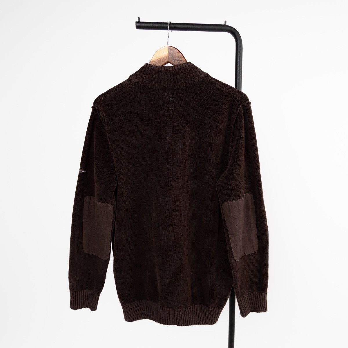 Saint James Saint James Knit Sweater Quarter Button Elbow Patch Pullover Size US M / EU 48-50 / 2 - 2 Thumbnail