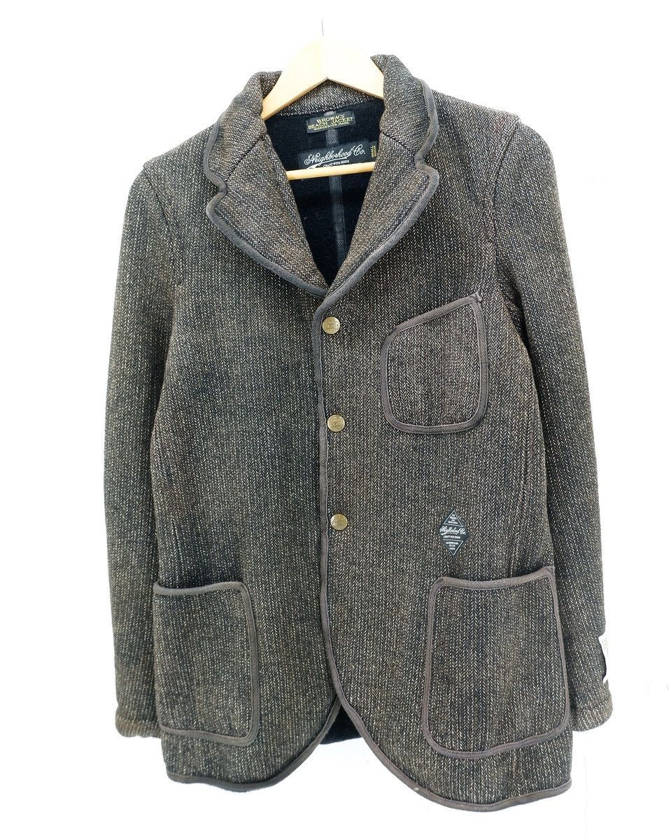 Light Jackets Tailored Plain 3 Button Patch Pocket Brown