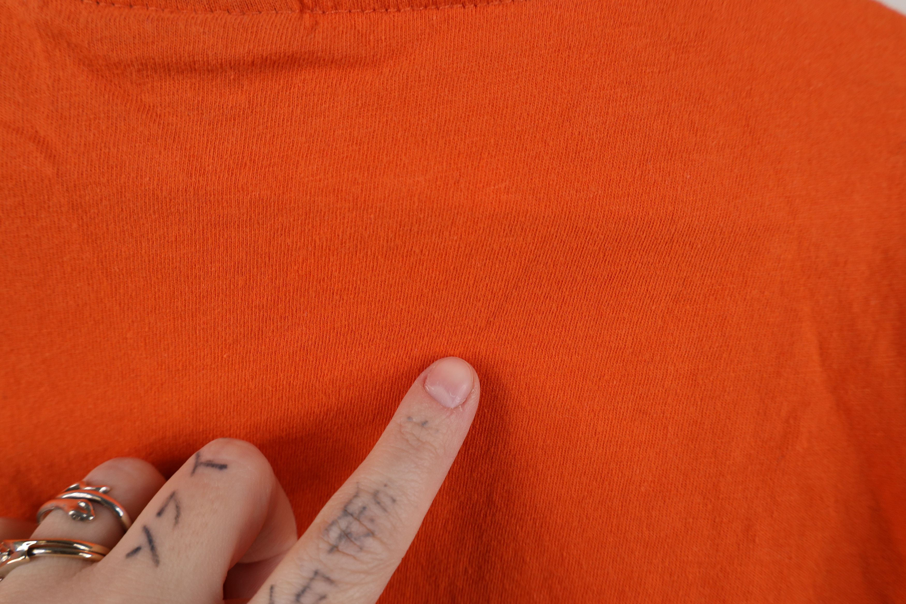 Ralph Lauren Vintage 90s Ralph Lauren Short Sleeve T-Shirt Orange Cotton Size US S / EU 44-46 / 1 - 11 Thumbnail