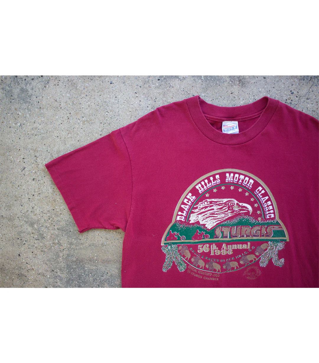 Vintage 1996 Vintage Sturgis Motorcycle Rally T-Shirt Size US L / EU 52-54 / 3 - 7 Thumbnail
