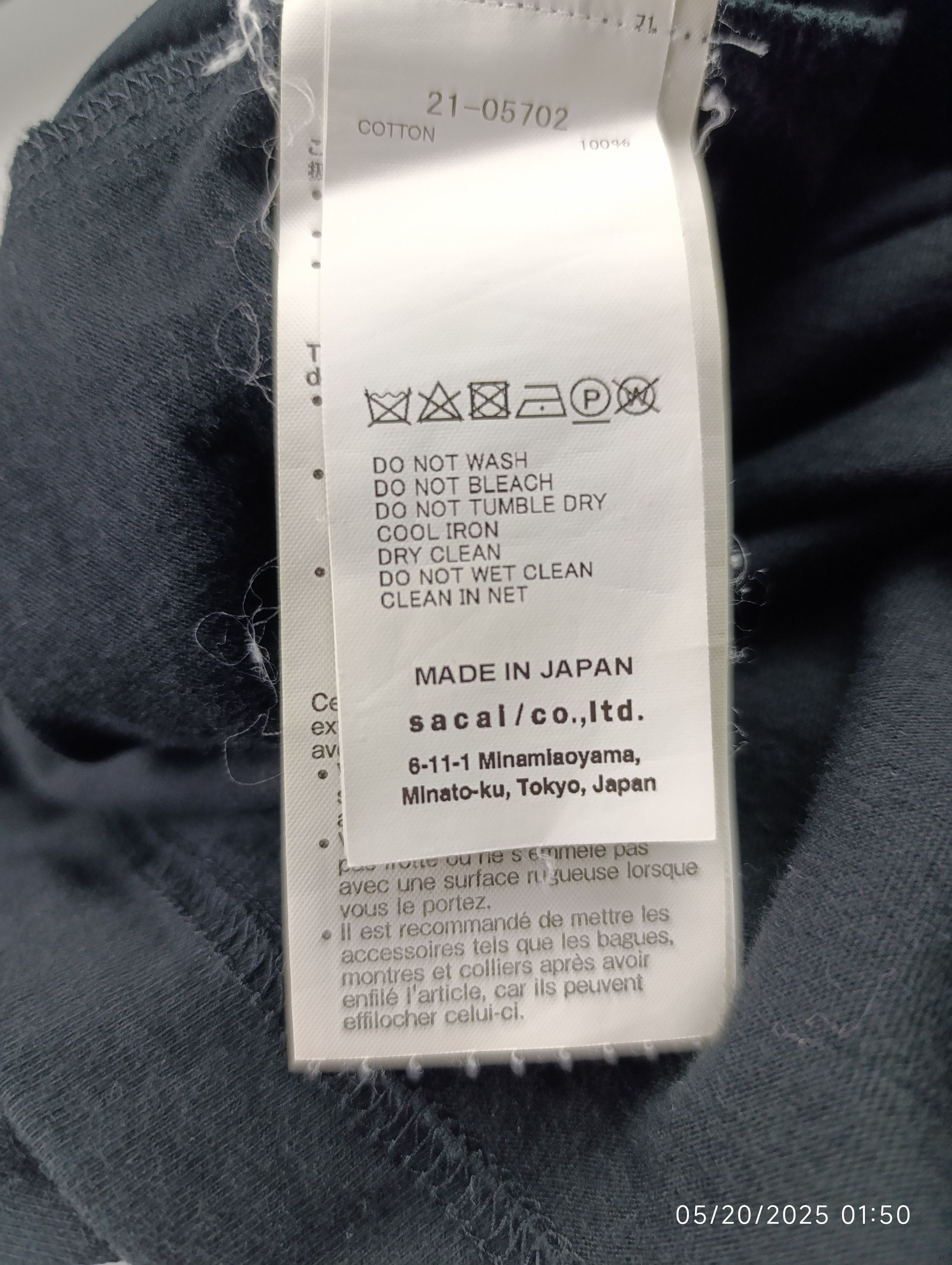 Sacai sacai F/W 21' bandana opal t-shirt Size M / US 6-8 / IT 42-44 - 15 Thumbnail