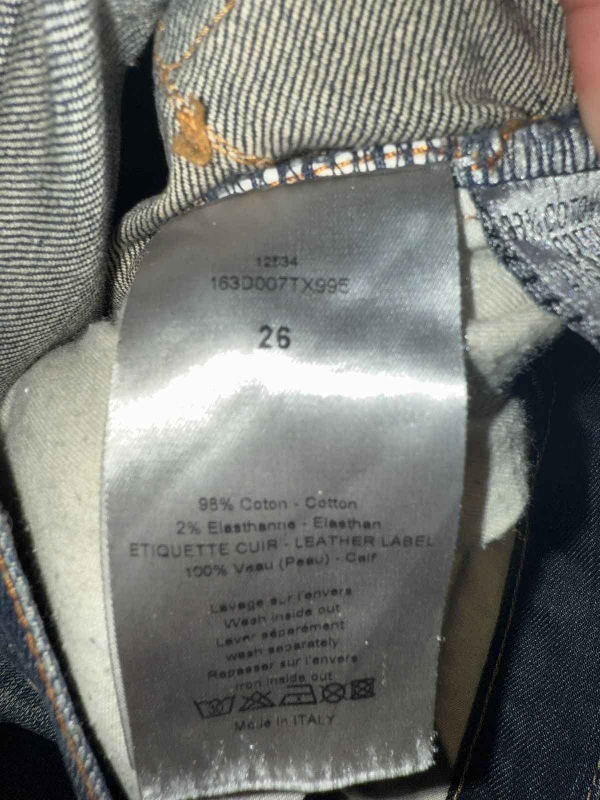 Dior × Kris Van Assche Dior Homme SS11 “Jake” Size US 26 / EU 42 - 8 Thumbnail
