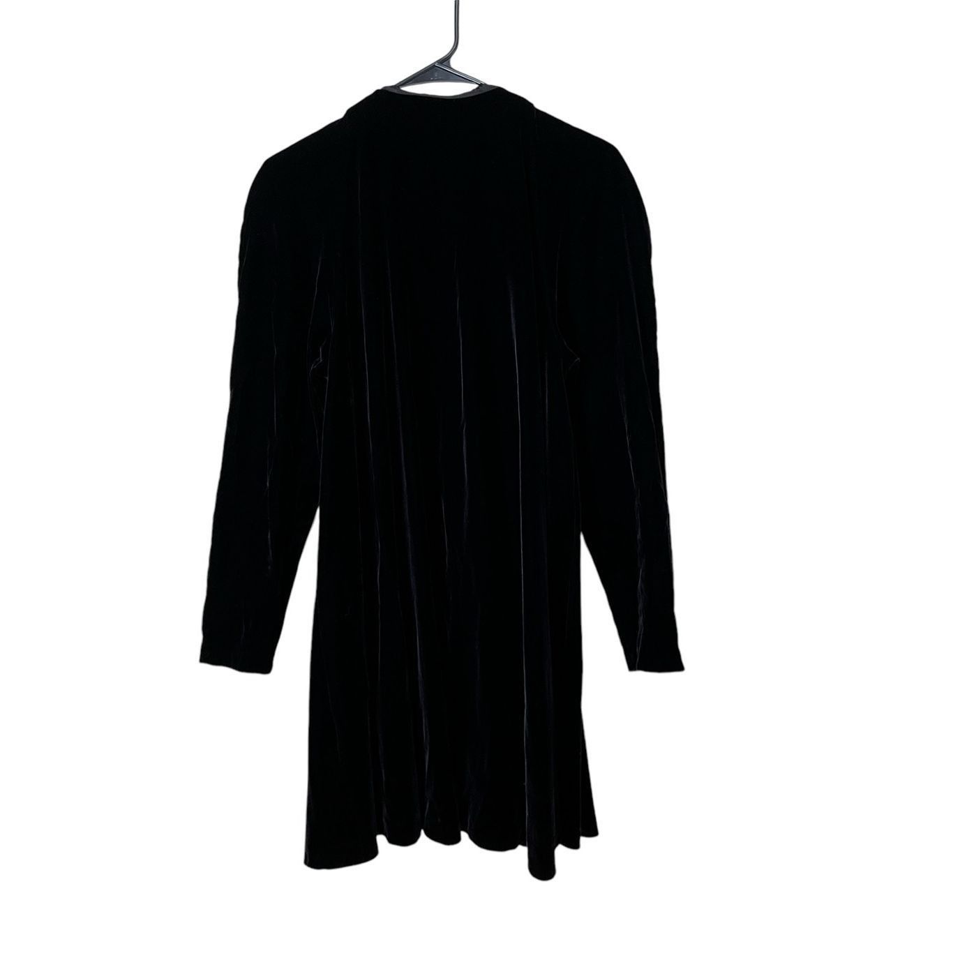 Other Vintage Karen Lucas For Niki Black Velvet Swing Coat Size S Size S / US 4 / IT 40 - 9 Thumbnail
