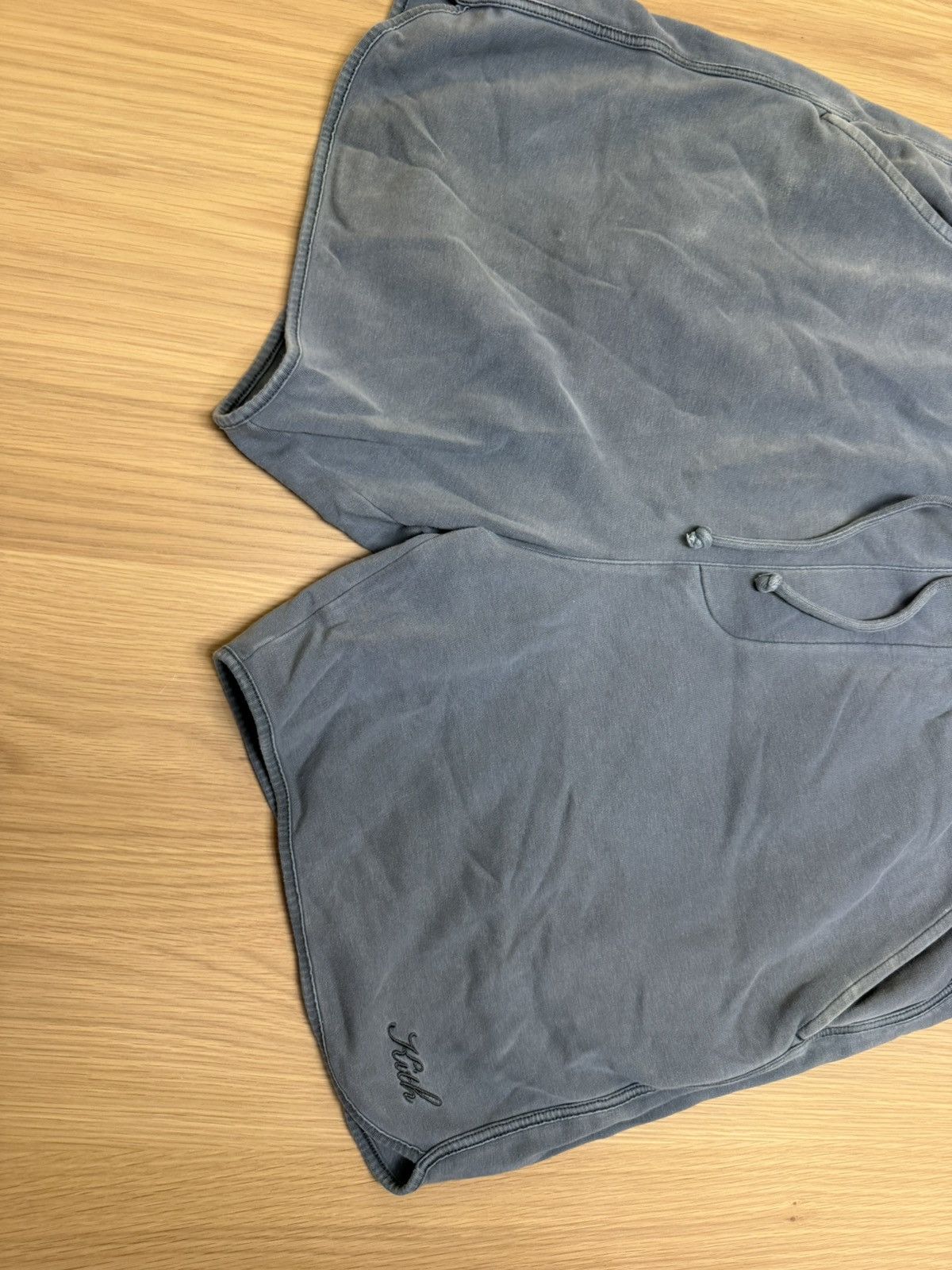 Kith Kith Script Logo Washed Sweat Shorts — Medium Size US 32 / EU 48 - 3 Thumbnail