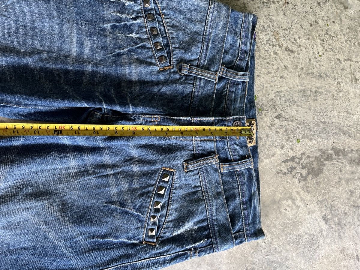 If Six Was Nine × Japanese Brand × Vintage Doublewaist Studded Pocket Nyalus Denim Size US 31 - 8 Thumbnail