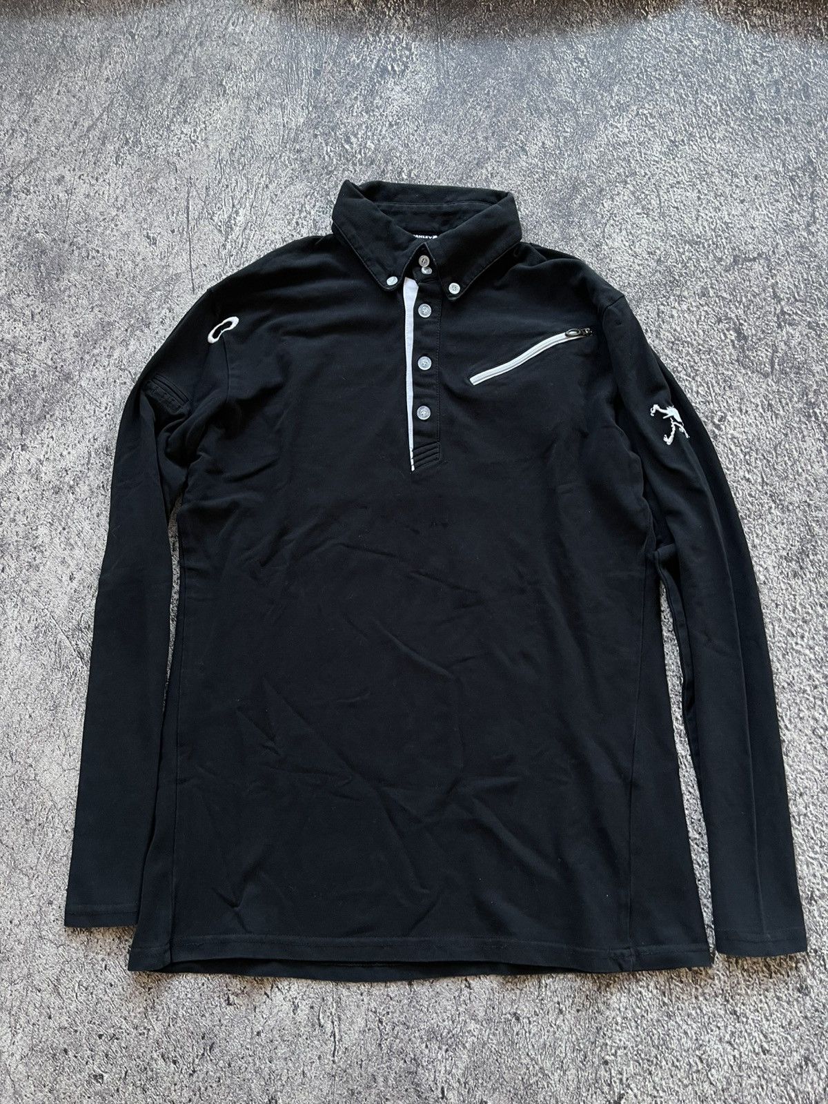 Oakley Oakley skull long polo shirt Size US M / EU 48-50 / 2 - 1 Thumbnail