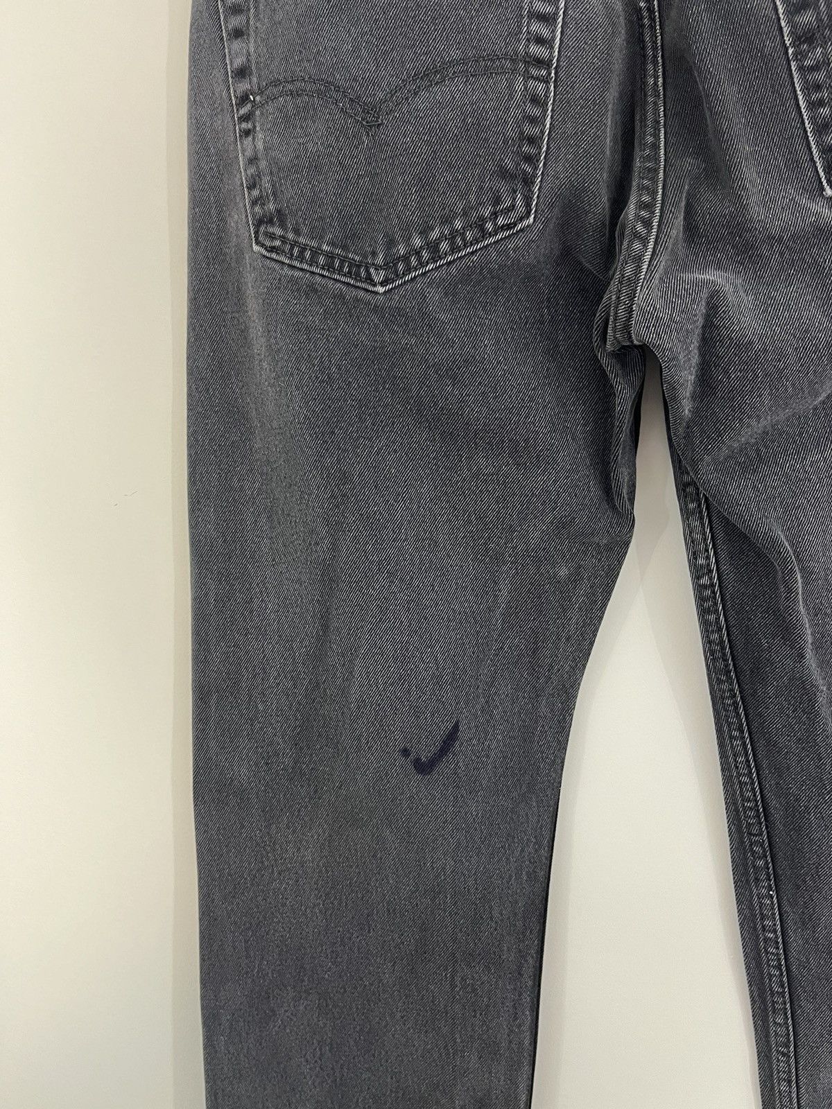 Levi's Sun Faded Black Levi 505 Stained Distressed Jeans Size US 36 / EU 52 - 5 Thumbnail