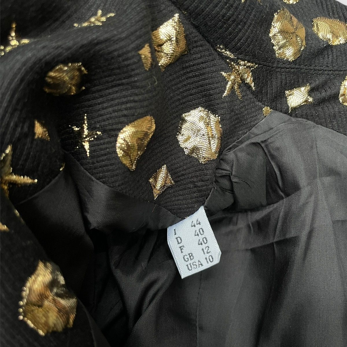Moschino Moschino Cheap and Chic Gold Foiled Trench Coat Size M / US 6-8 / IT 42-44 - 9 Thumbnail