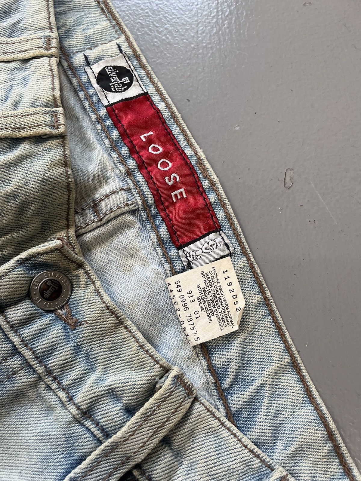 Levi's × Vintage Vintage Levi’s silver tab baggy fit denim Size US 34 / EU 50 - 5 Thumbnail