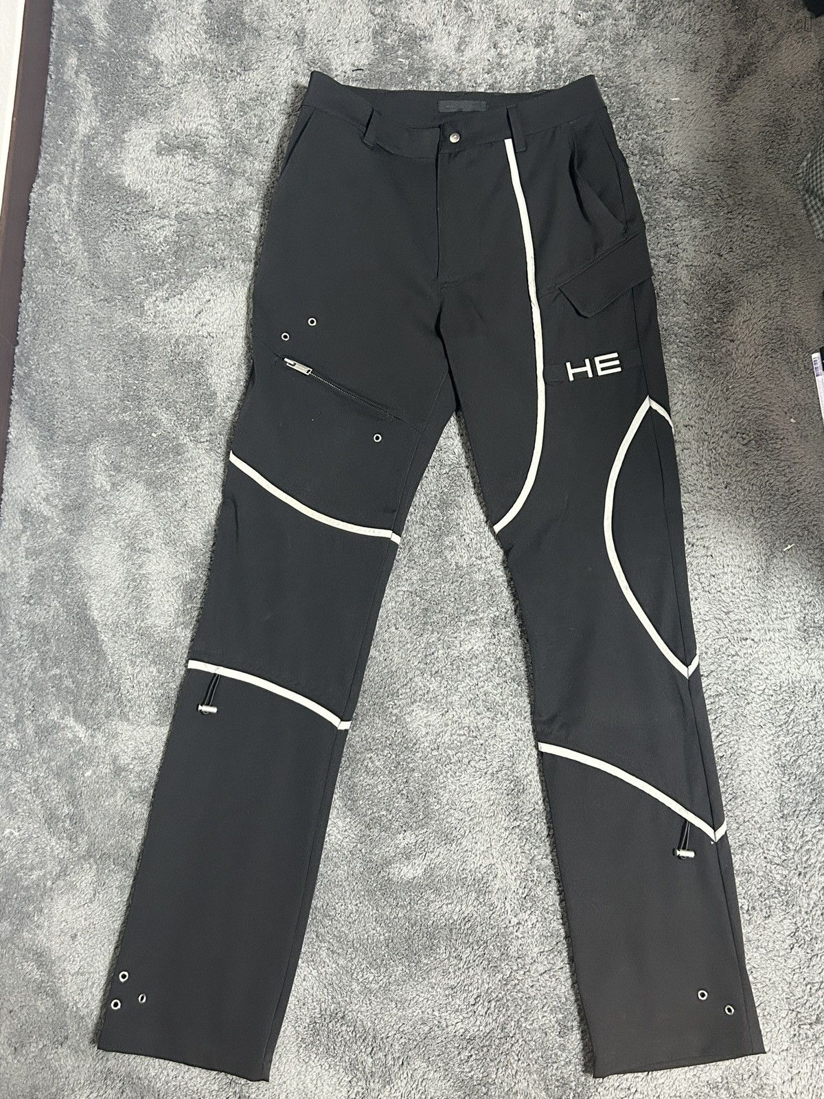 Heliot Emil Heliot Emil Black Layered Cargo Pants Size US 28 / EU 44 - 5 Thumbnail