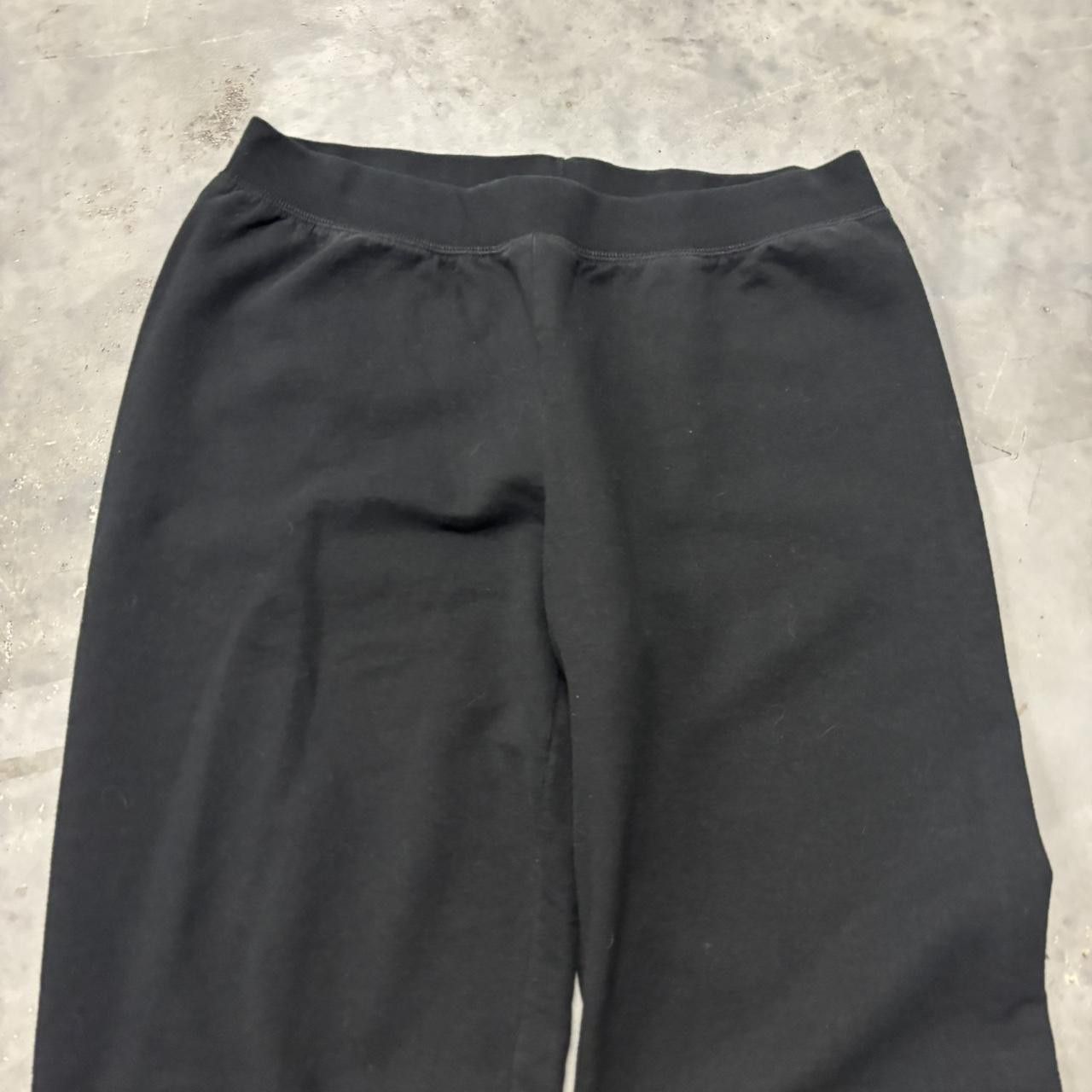 Japanese Brand × Vintage Crazy Vintage Y2K/2000s Solid Black Comfy Essential Sweatpants! Size US 32 / EU 48 - 4 Thumbnail