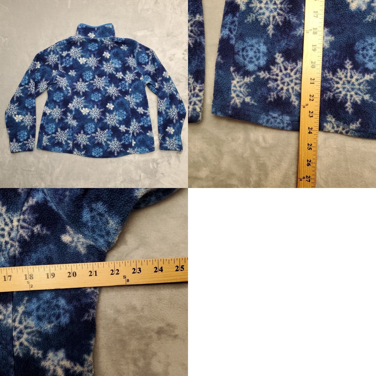 Vintage VTG LL Bean Pullover Fleece Womens Large Blue Snap Nature Outdoors Gorp Embroidered Logo Fair Isle 90s Accessories Jacket Mens Womens Size L / US 10 / IT 46 - 8 Thumbnail