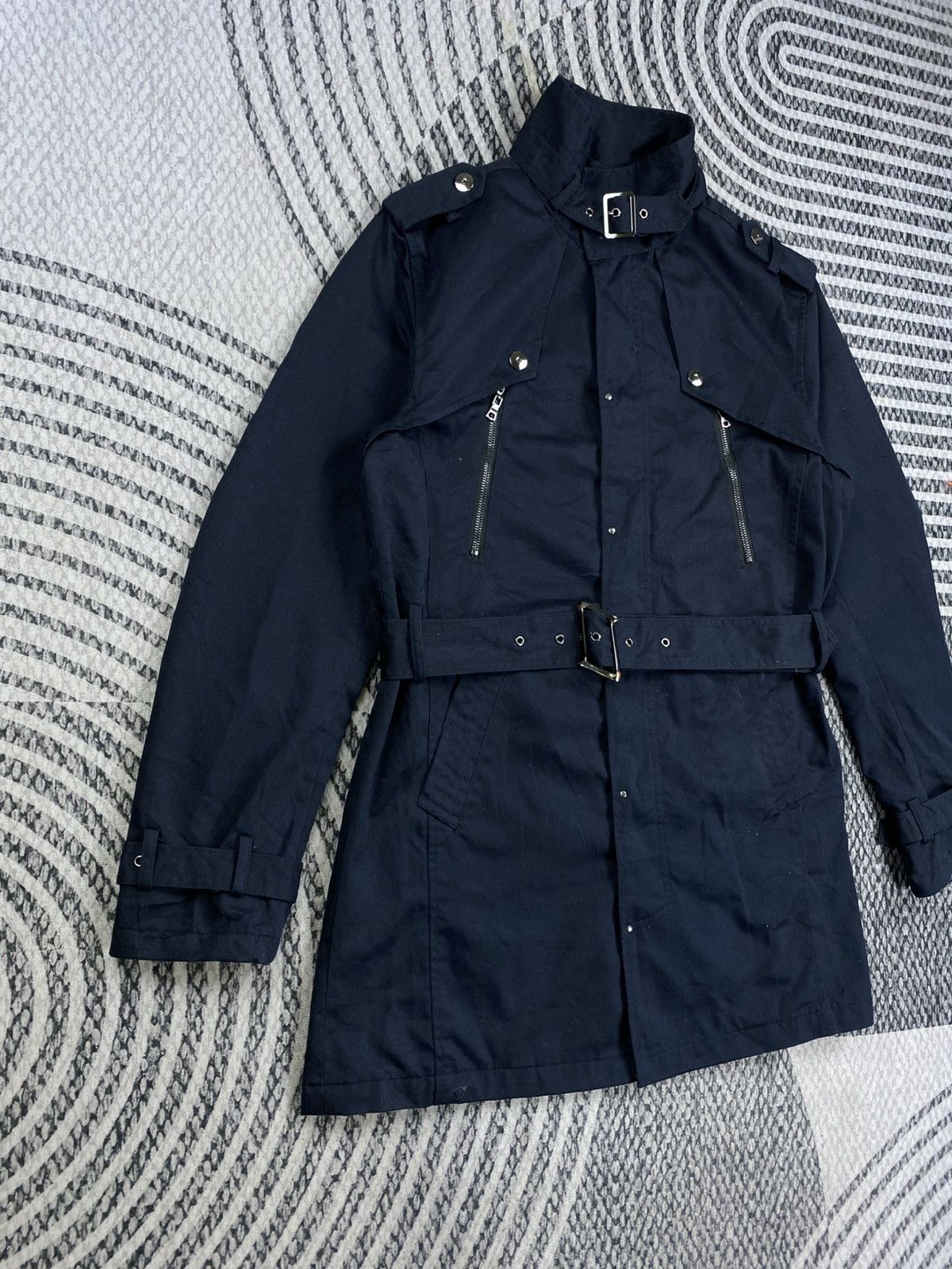 14th Addiction Bareback Premium Black Multipocket Belted Jacket Size US M / EU 48-50 / 2 - 4 Thumbnail