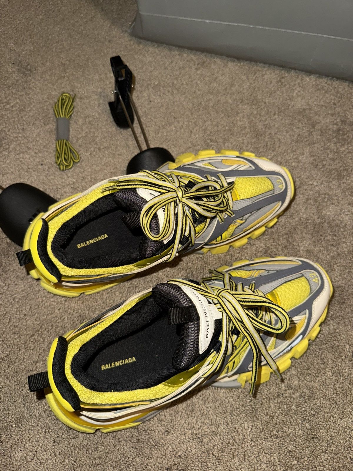 Balenciaga Balenciaga Track Sneaker — Yellow/Grey/White — EU 42 USA 9 Size US 9 / EU 42 - 8 Thumbnail