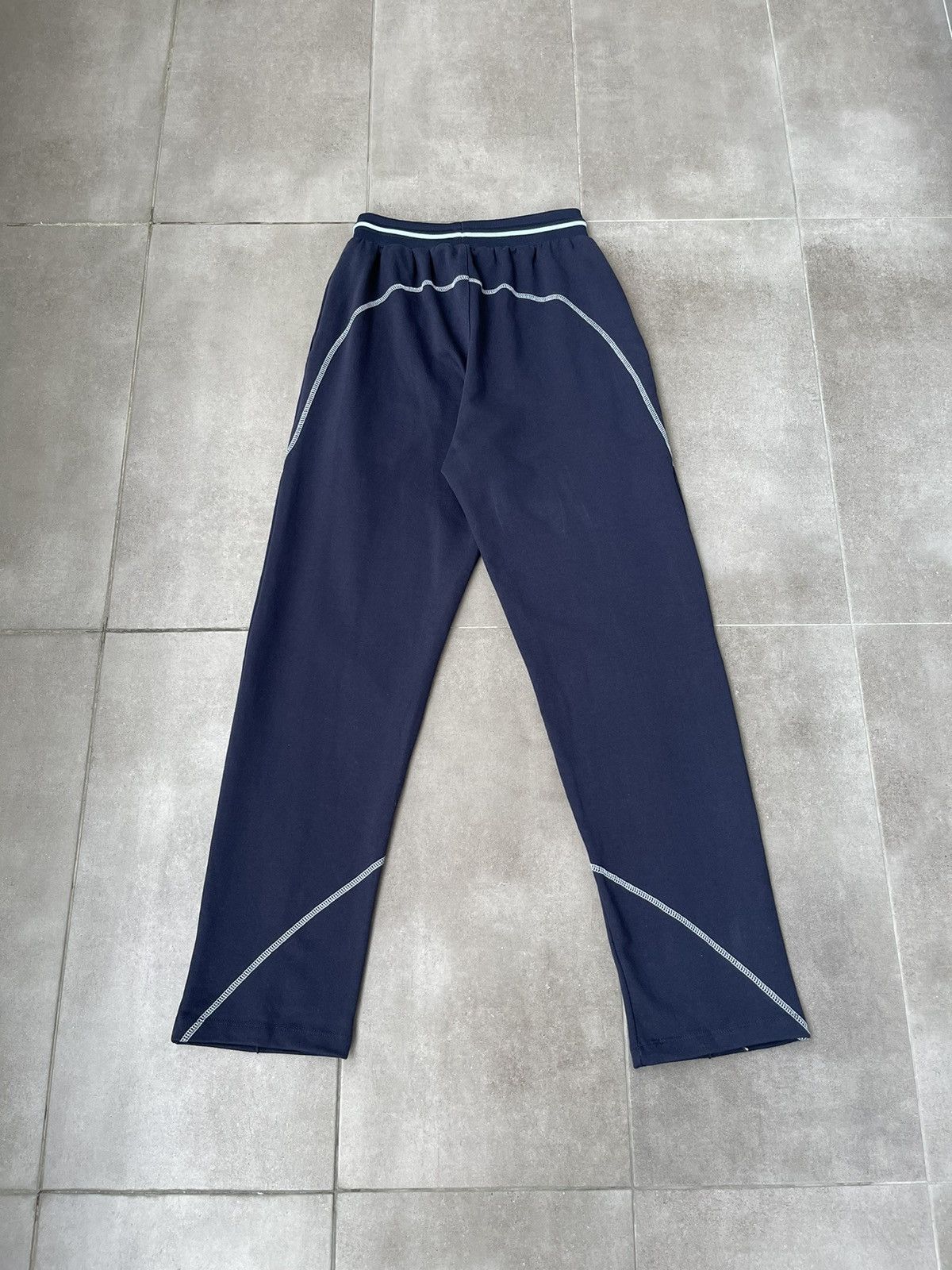 Saul Nash !DS! SS23 Saul Nash Navy Overlock Stitch Lounge Pants Size US 32 / EU 48 - 14 Thumbnail