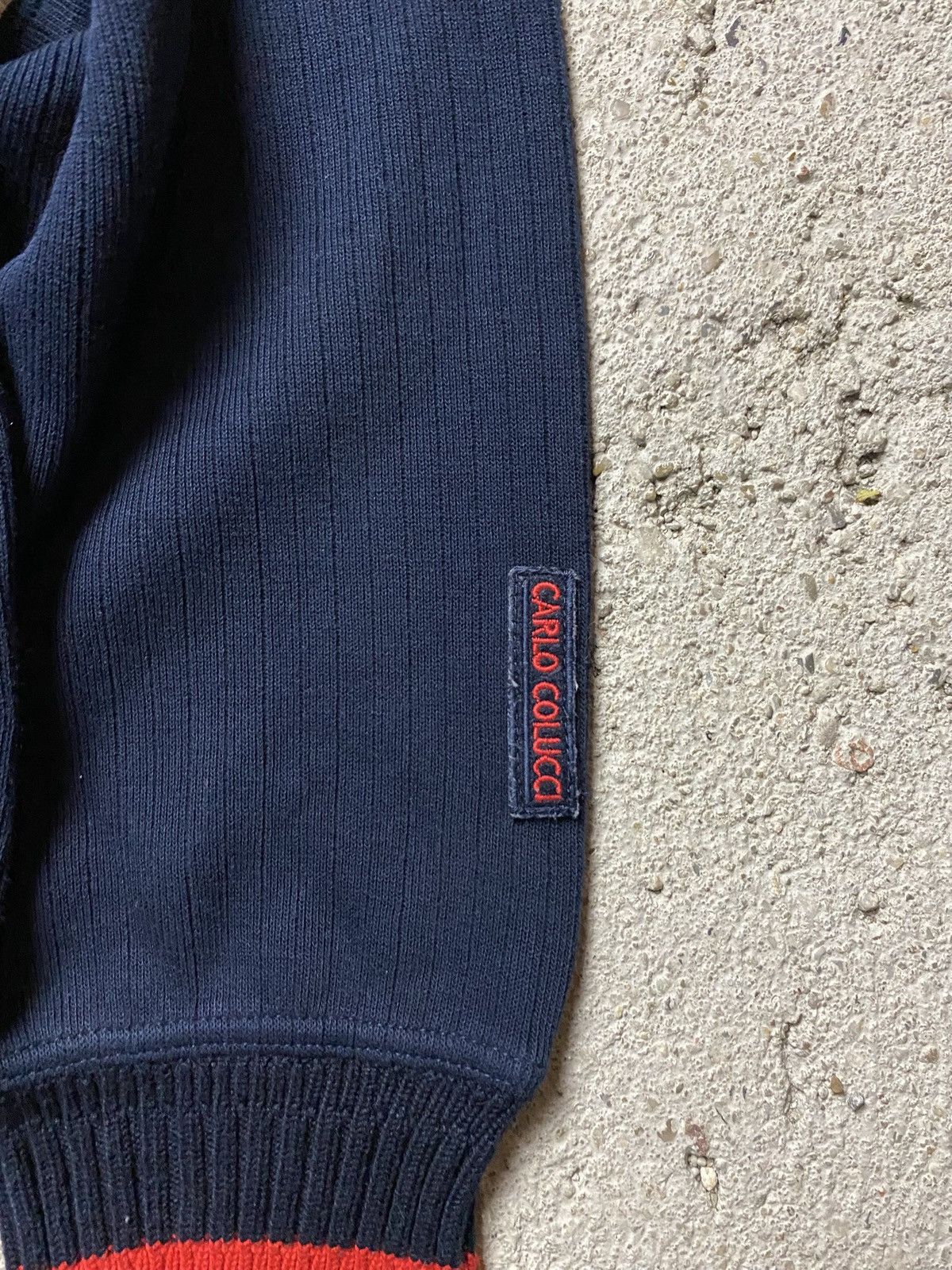 Carlo Colucci Carlo colluci knitwear sweater navy scandinavia czech Size US L / EU 52-54 / 3 - 6 Thumbnail