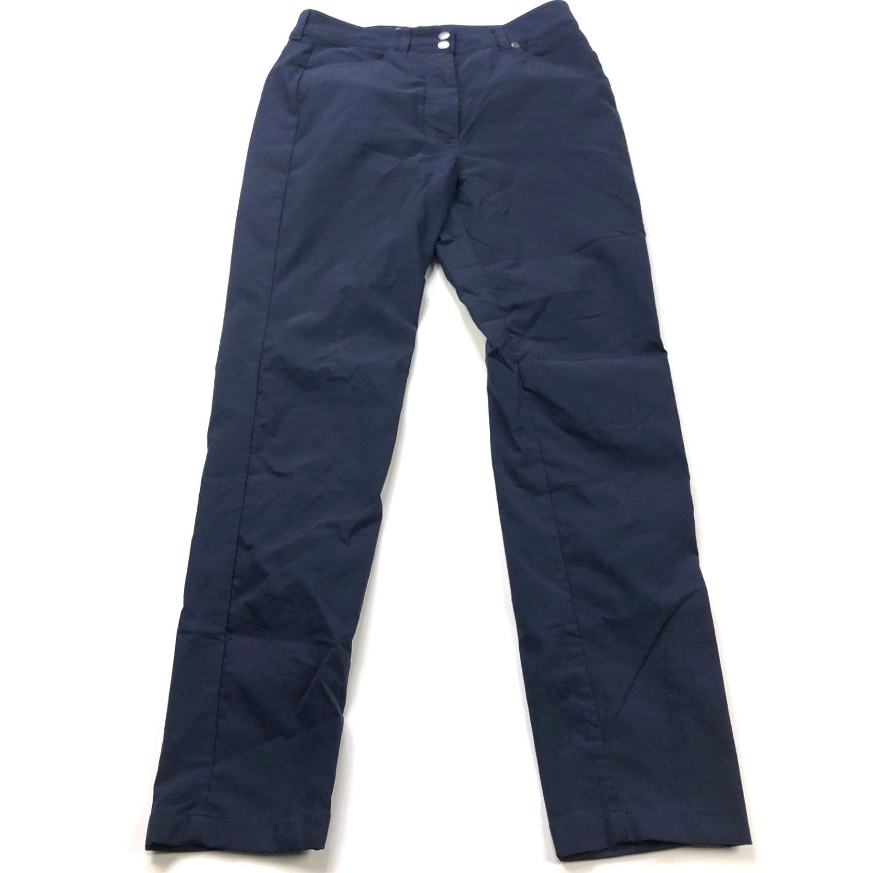 ANATOMICA Anatomie High Rise Tapered Travel Chino Pants Blue MINT - Pants - Women - Size S - 28W 28L - Flat Front - Regular Rise - 28 in Inseam Size 28" / US 6 / IT 42 - 2 Thumbnail