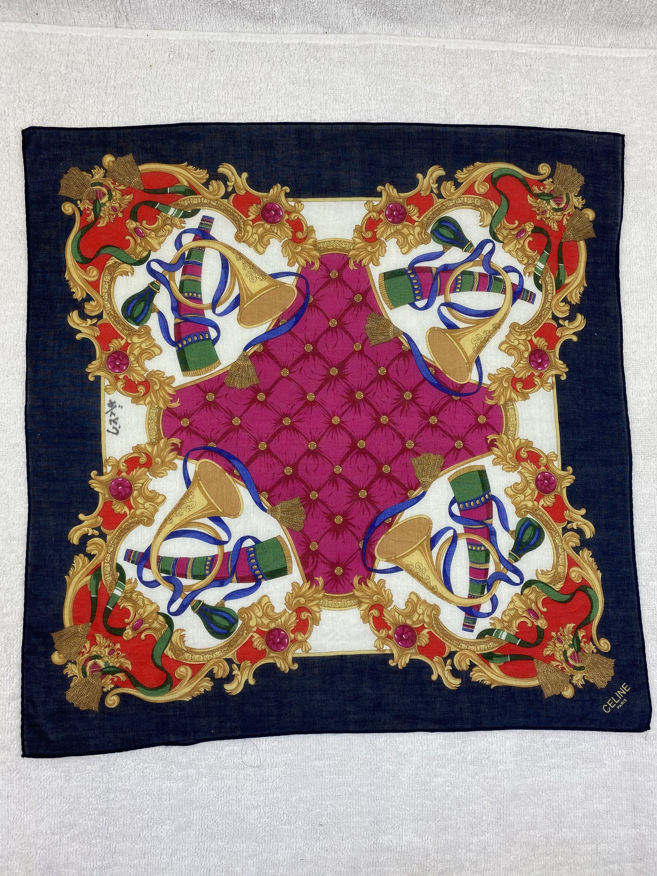 Celine Celine Handkerchief / Bandana / Neckerchief Size ONE SIZE - 3 Thumbnail