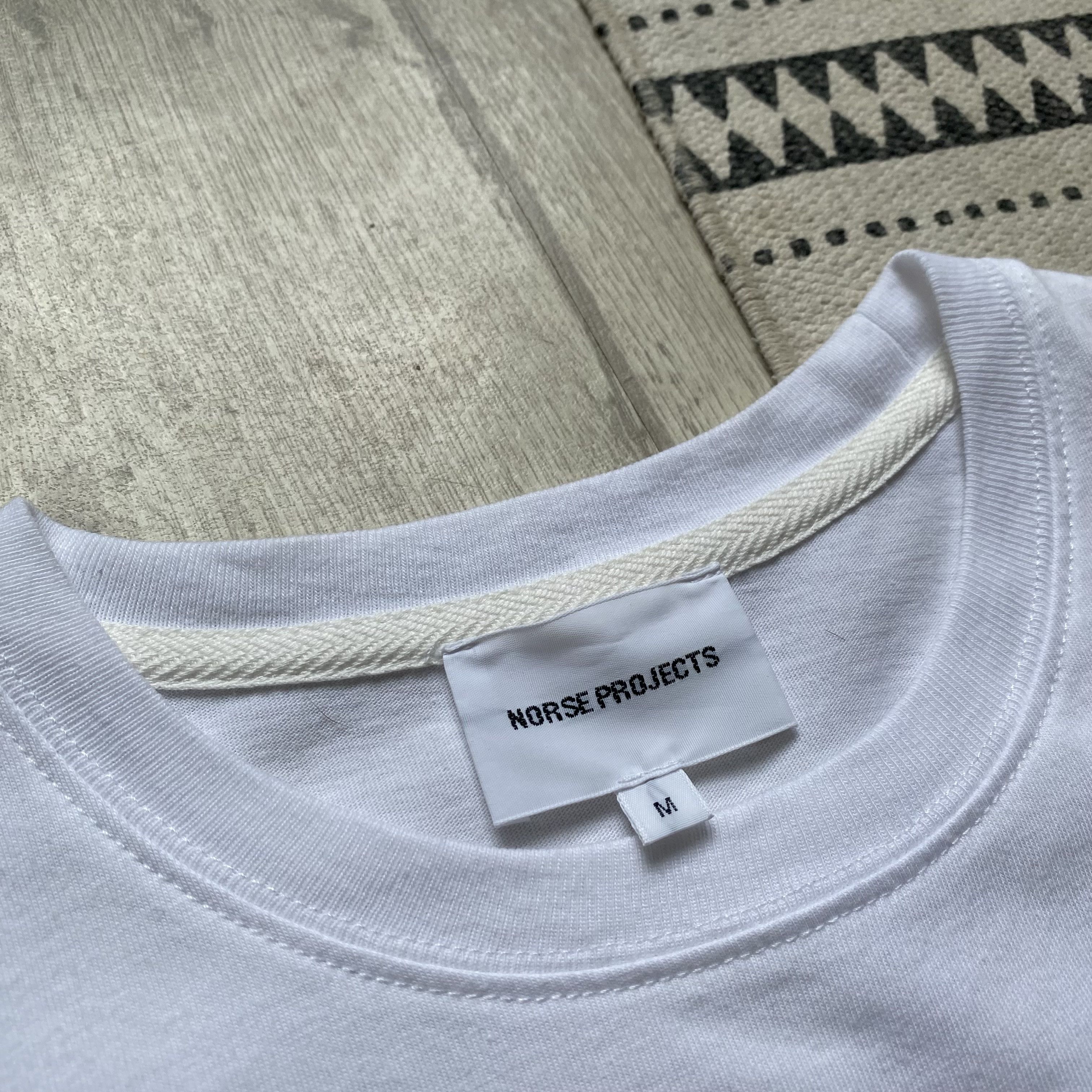 Norse Projects Norse Projects Tee White printed Sreetwear Size US M / EU 48-50 / 2 - 5 Thumbnail