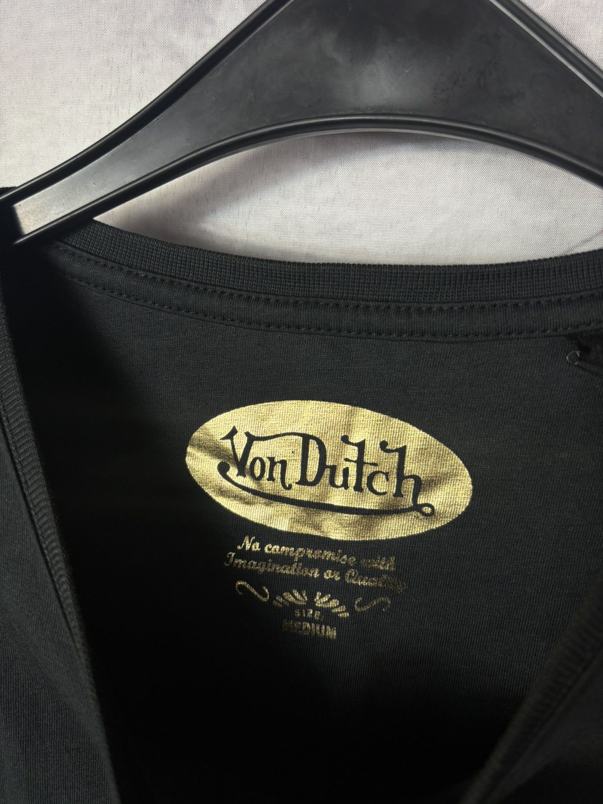Von Dutch Von Dutch Golden Logo Tshirt Size US M / EU 48-50 / 2 - 5 Thumbnail