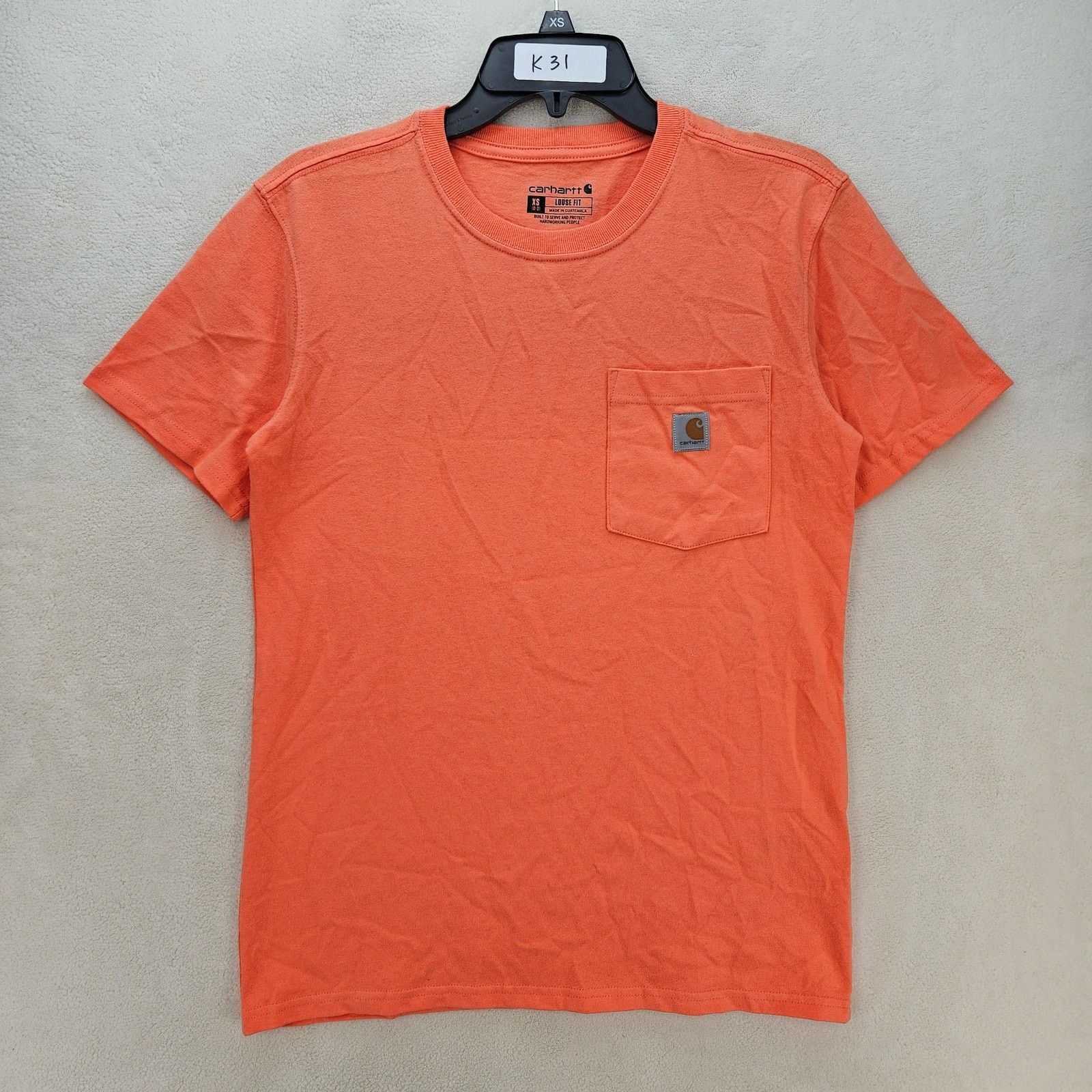 Carhartt CARHARTT XS LOOSE FIT HEAVY DUTY TSHIRT ORANGE LIGHTLY USED Size US XS / EU 42 / 0 - 1 Thumbnail