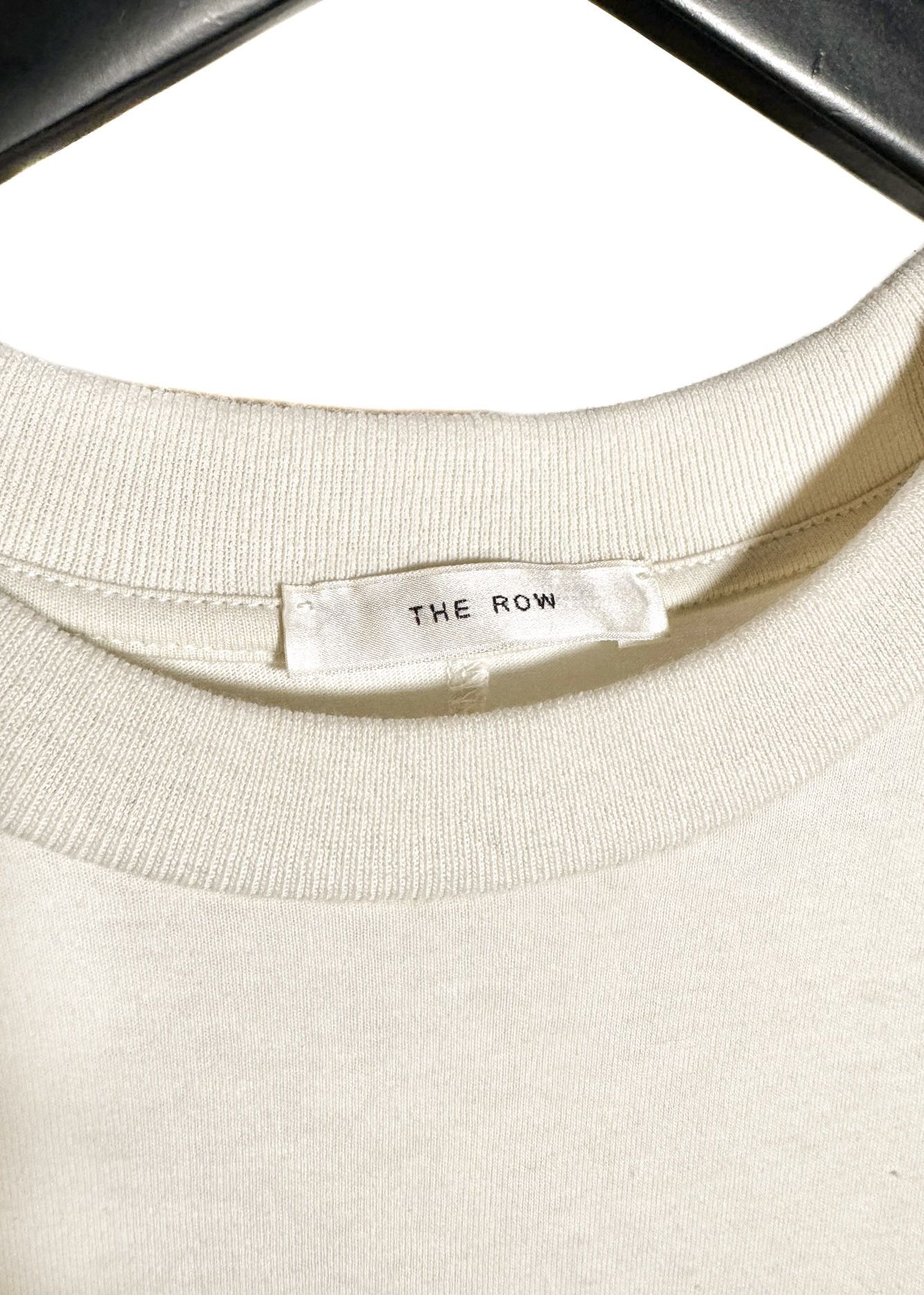 The Row The Row Ivory Gentwood Long Sleeve A-Line Jersey Midi Dress Size XS / US 0-2 / IT 36-38 - 4 Thumbnail