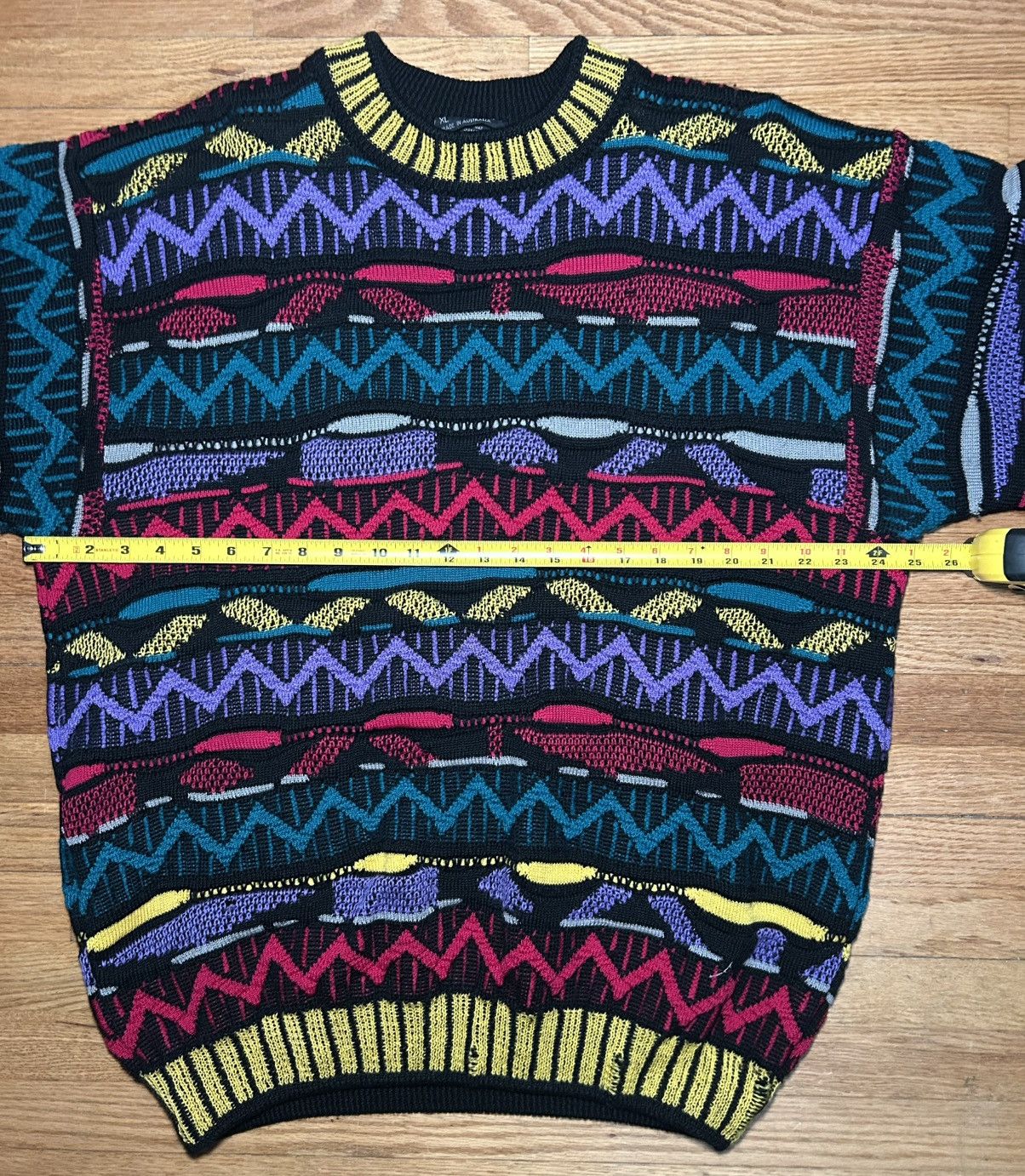 Coogi Vintage 90s Coogi WOOL 3D Knit Sweater Mens XL Size US XL / EU 56 / 4 - 6 Thumbnail
