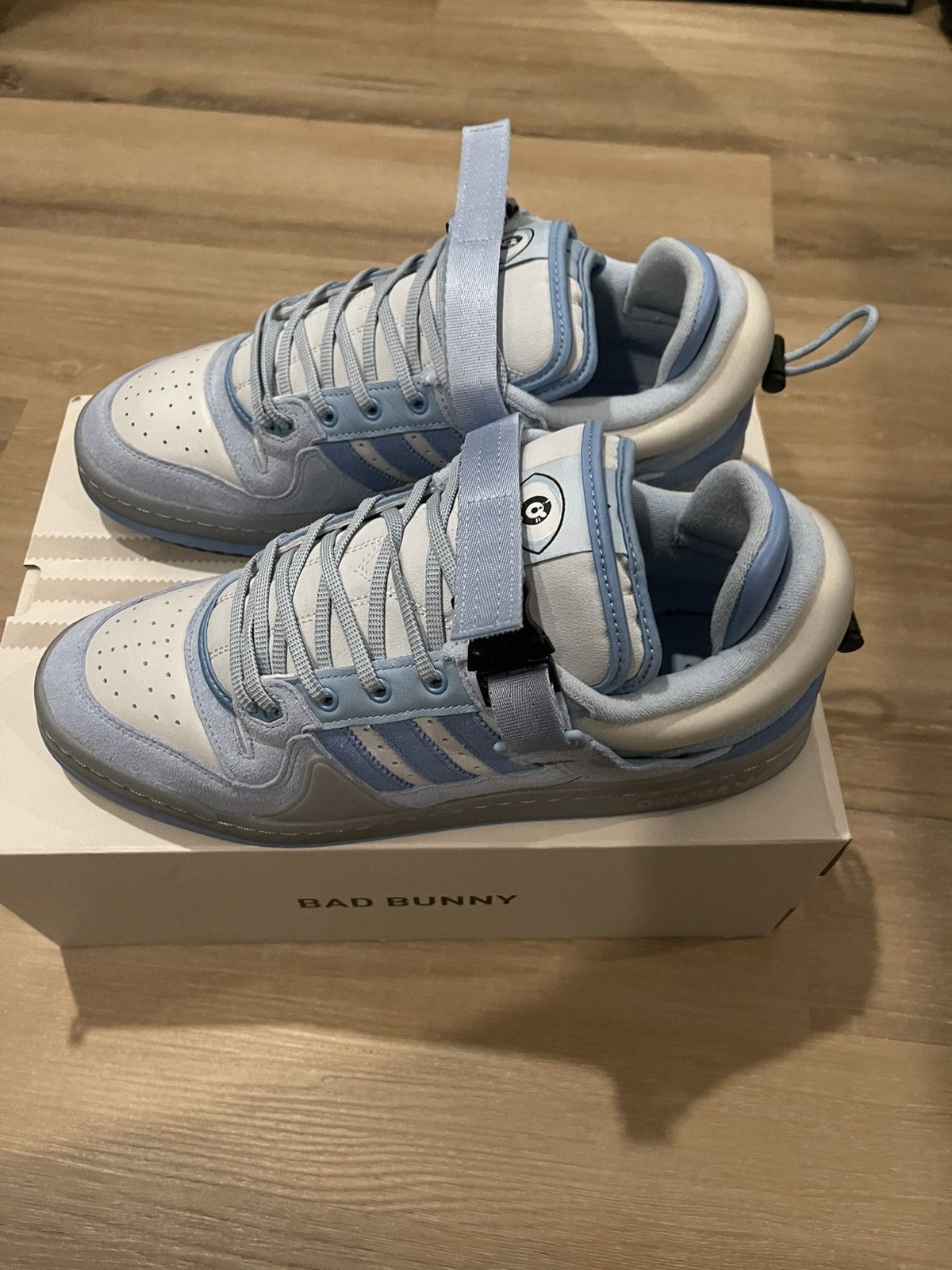 Adidas Adidas x bad bunny blue tint buckle forum low Size US 12 / EU 45 - 3 Thumbnail