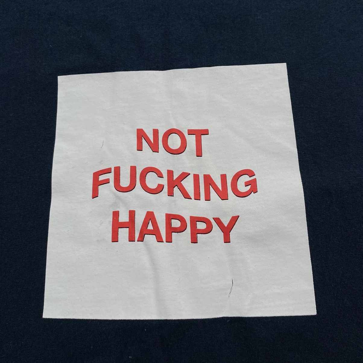 Anti Social Social Club Anti Social Social Clu Not Happy Tee Size US M / EU 48-50 / 2 - 4 Thumbnail