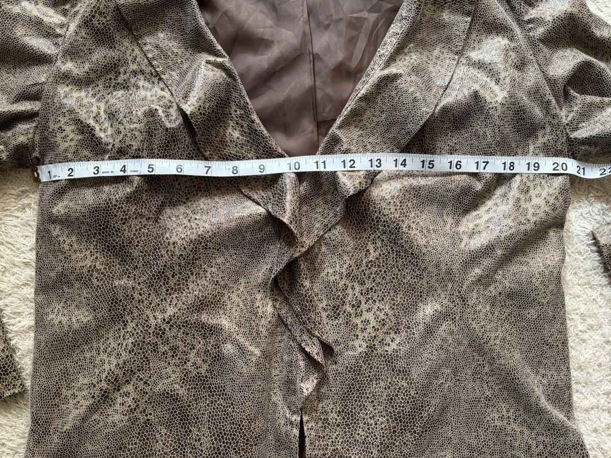 Chicos Chico’s brown blazer snake print size 2/L Size L / US 10 / IT 46 - 7 Thumbnail