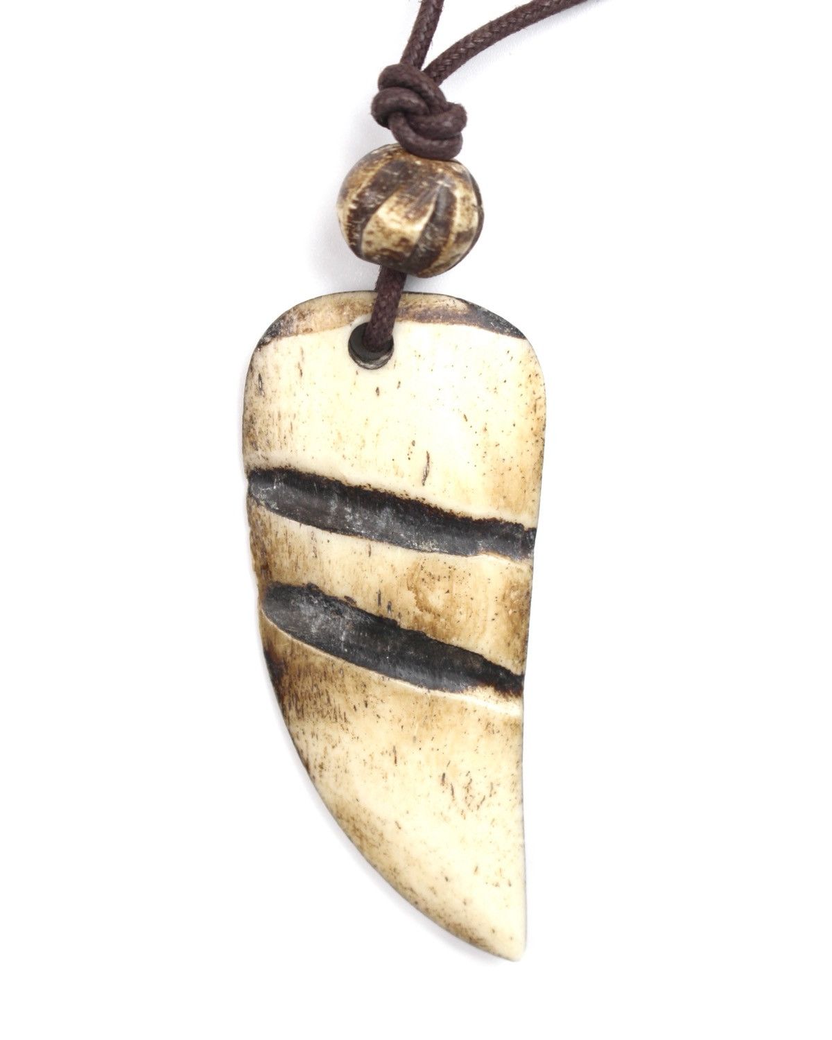 If Six Was Nine 2000S TRIBAL FANG PENDANT CORD NECKLACE Size ONE SIZE - 2 Thumbnail