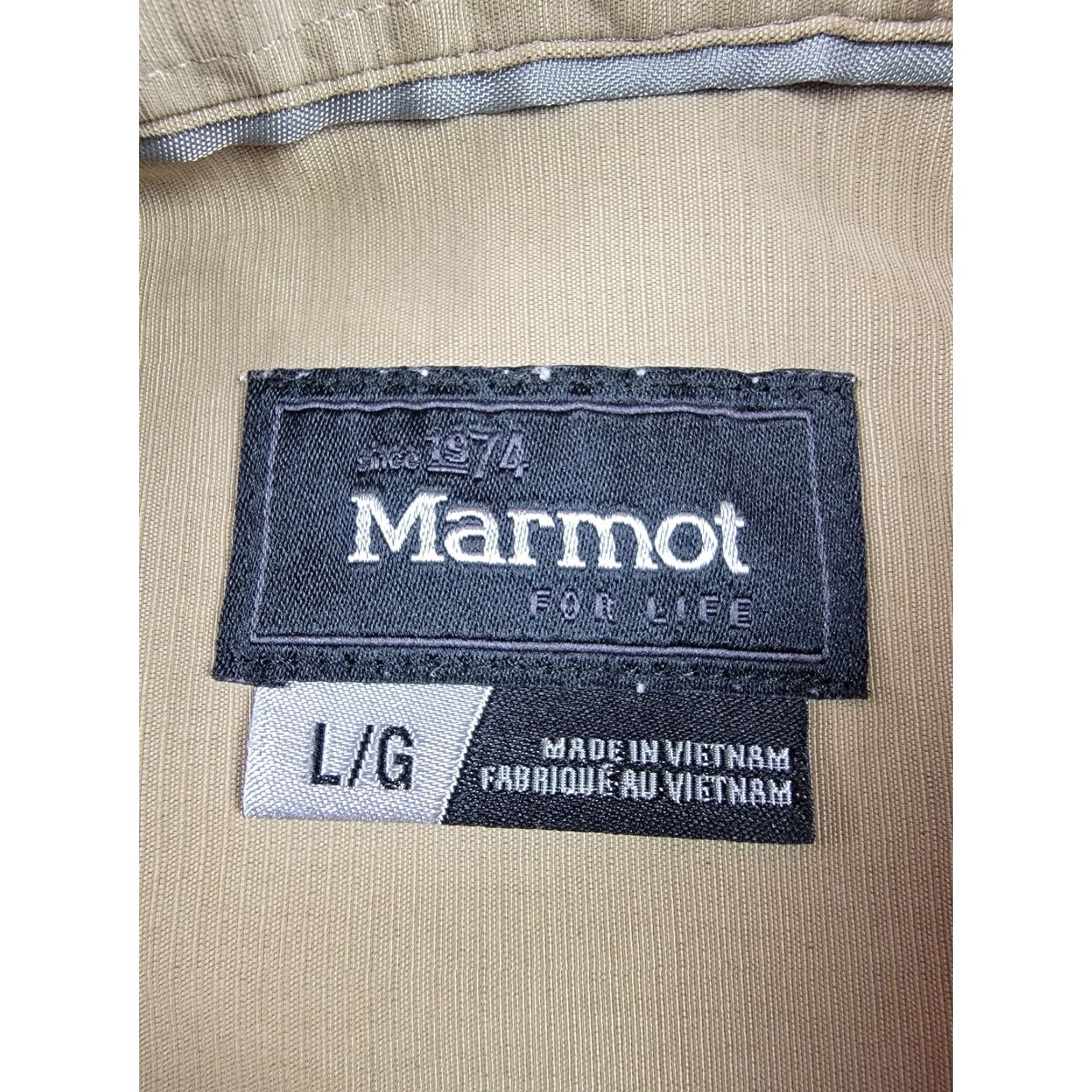 Marmot Marmot Shirt Mens Large Tan Short Sleeve Button Up Outdoor Hiking Performance Shirt Size US L / EU 52-54 / 3 - 3 Thumbnail