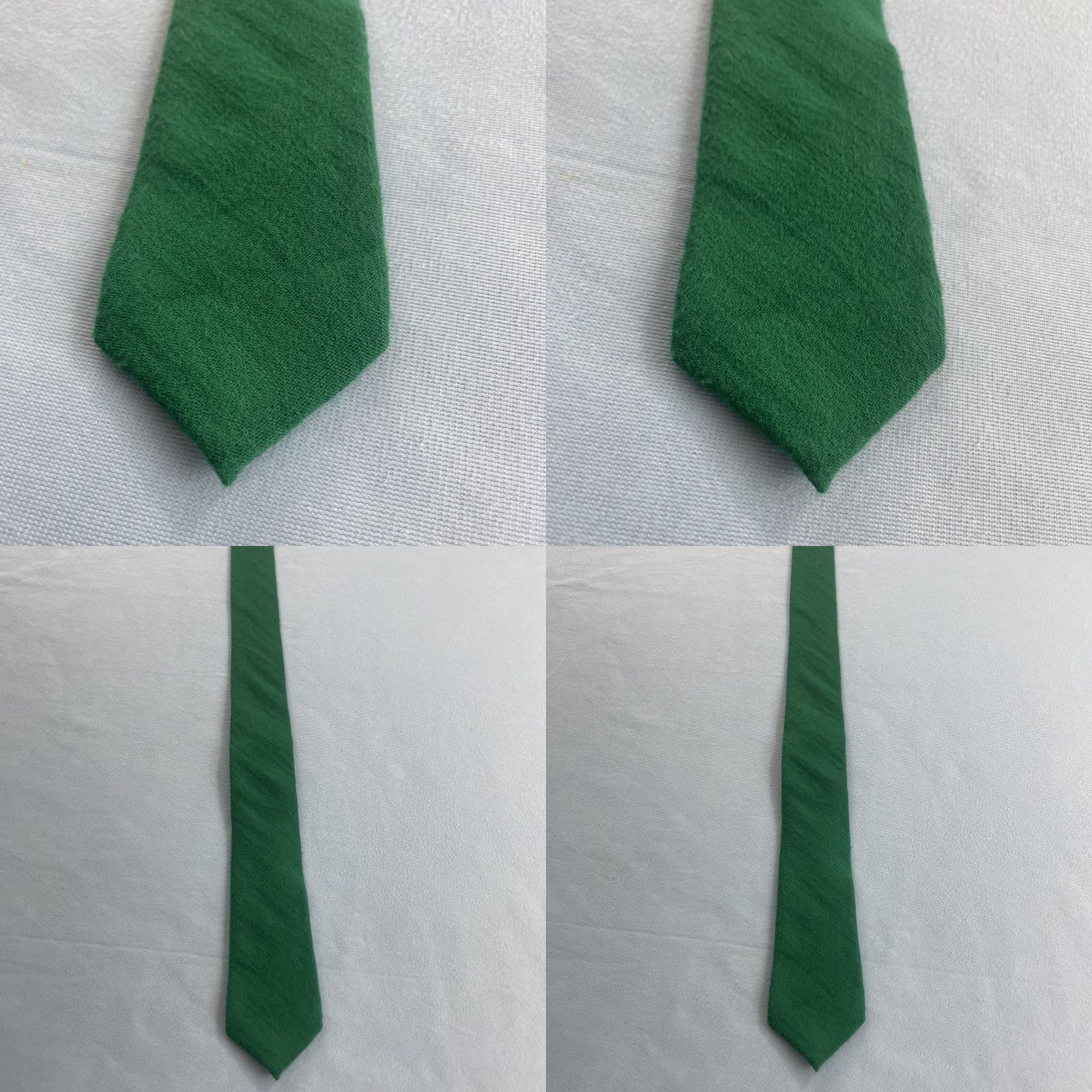 Original Penguin VINTAGE Original Penguin Tie Green Linen Cotton Skinny Neck Tie 2.5" Classic 57"-60" Mens Size ONE SIZE - 8 Thumbnail