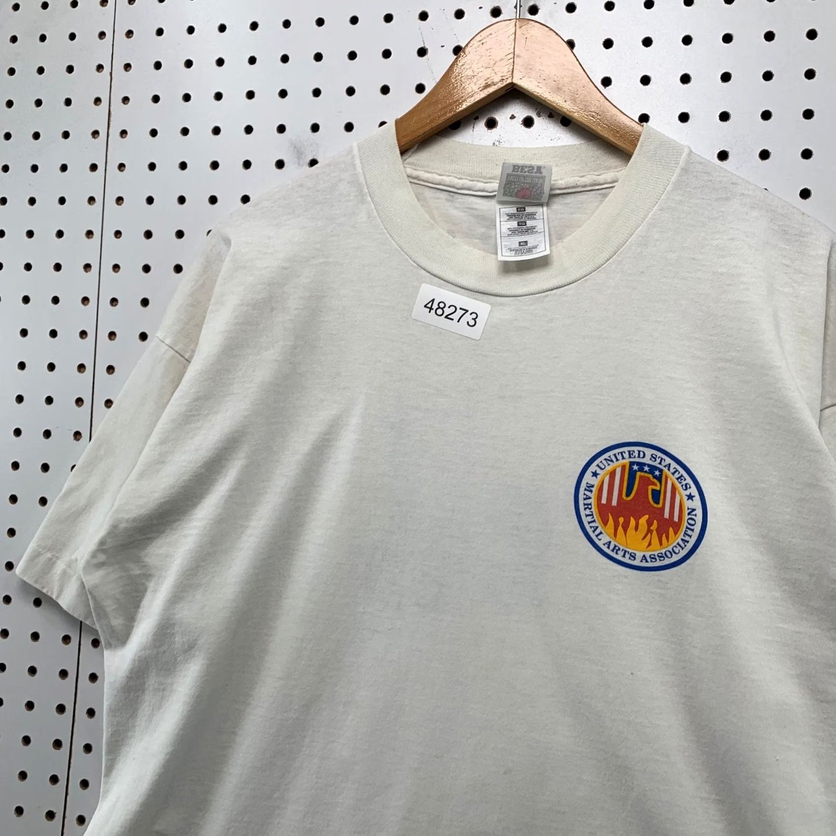 Vintage VINTAGE Martial Arts Association T Shirt Mens XL White Single Stitch 90s USA Size US M / EU 48-50 / 2 - 6 Thumbnail