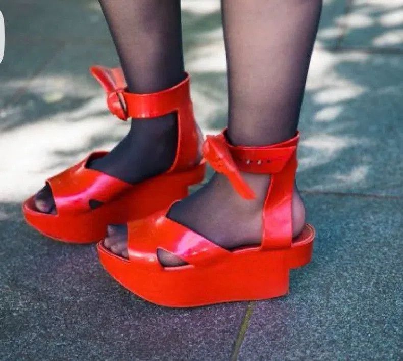 Vivienne Westwood Vivienne Westwood Winged Thick Soled Sandals Size US 8.5 / IT 38.5 - 4 Thumbnail