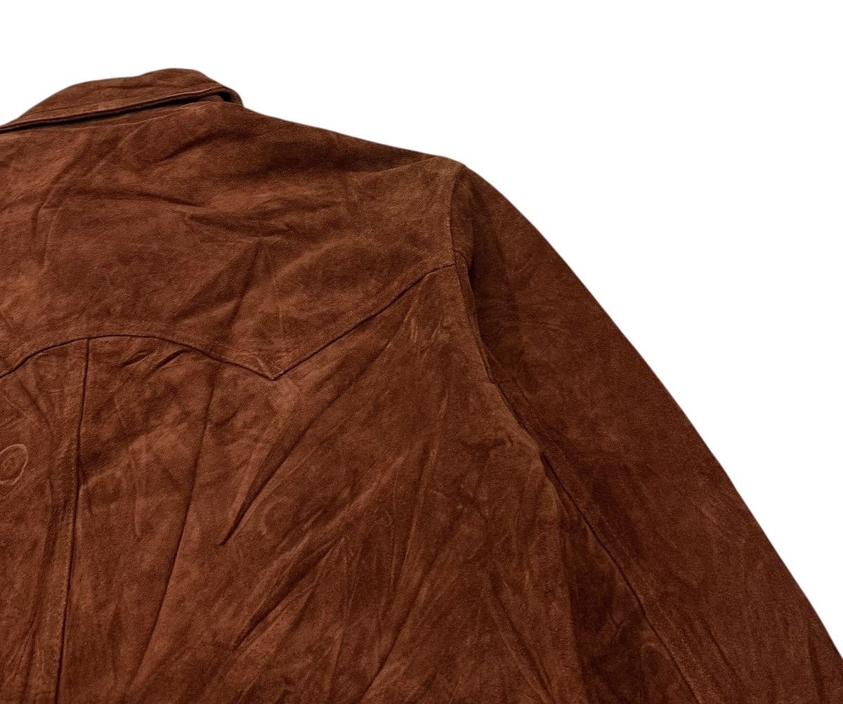 Leather Vintage Windarmor Nichiwa Western Suede Leather Jacket Size US S / EU 44-46 / 1 - 11 Thumbnail