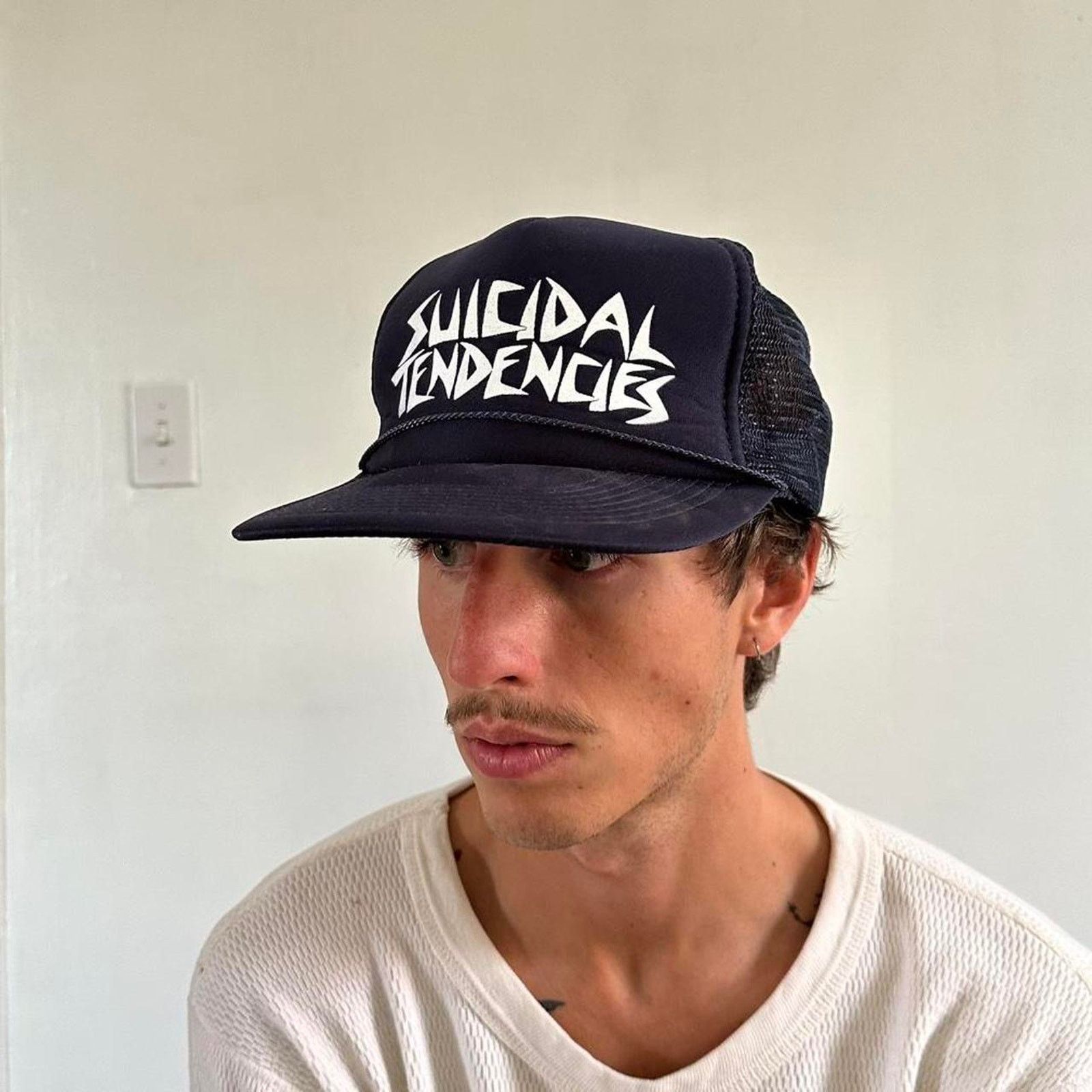 Vintage Vintage 90s 00s Suicidal Tendencies Rock Band Trucker Hat Size ONE SIZE - 6 Thumbnail