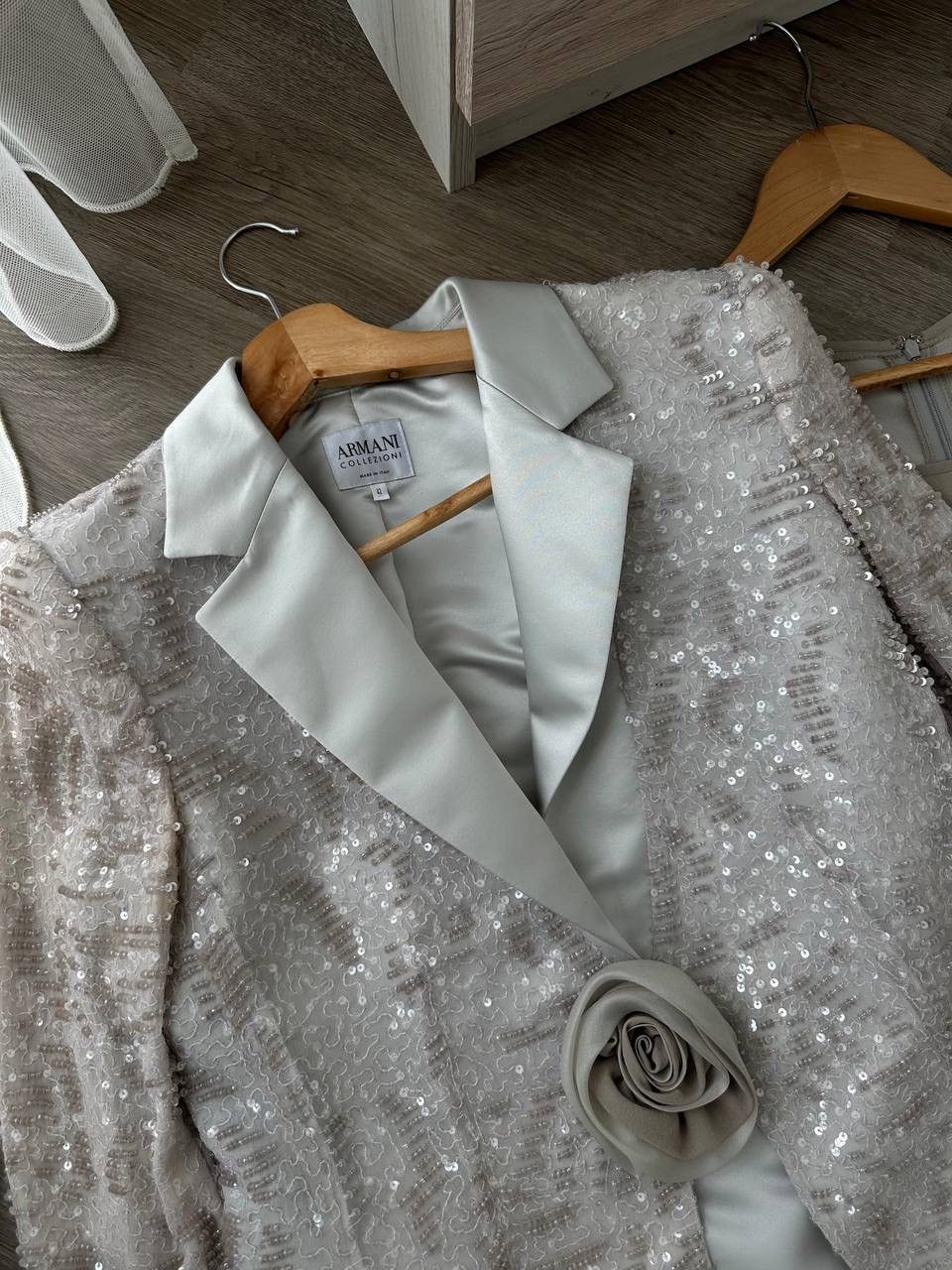 Armani Collezioni × Japanese Brand × Vintage Vintage Japanese Armani Collezioni Dress And Blazer Suit Size M / US 6-8 / IT 42-44 - 9 Thumbnail