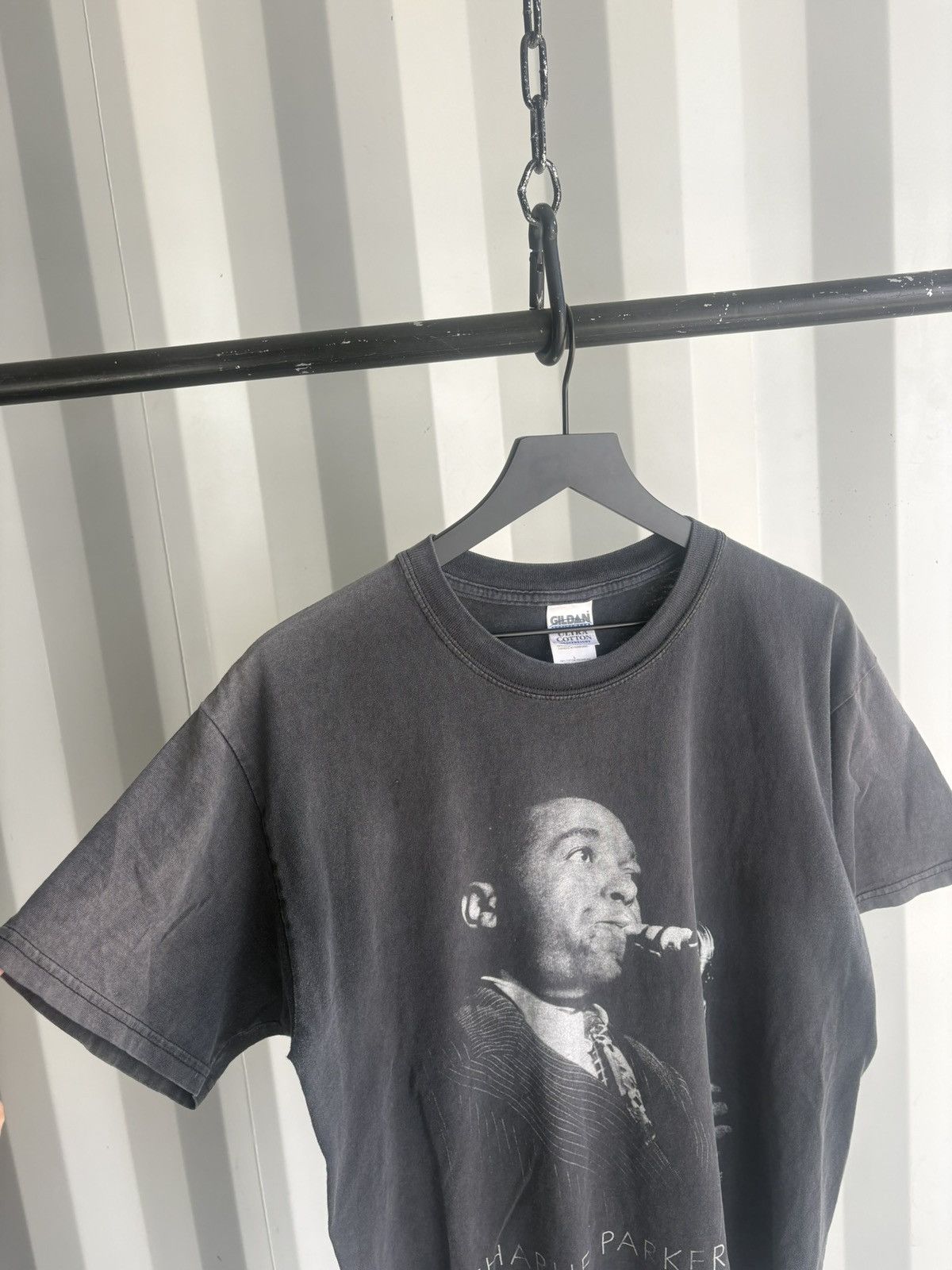Band Tees Vintage Jazz Charlie Parker Thrashed Distressed Shirt Grunge Size US L / EU 52-54 / 3 - 4 Thumbnail