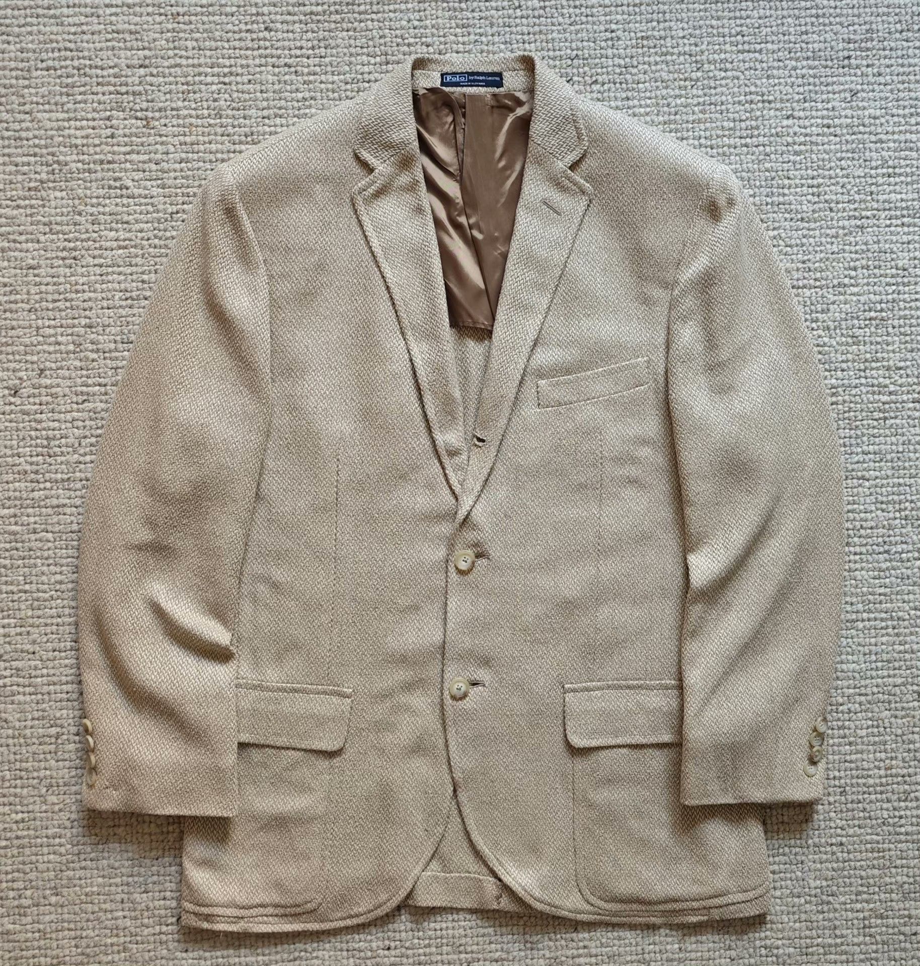Polo Ralph Lauren Polo Ralph Lauren Silk Blazer Size US XXS / EU 40 - 1 Thumbnail